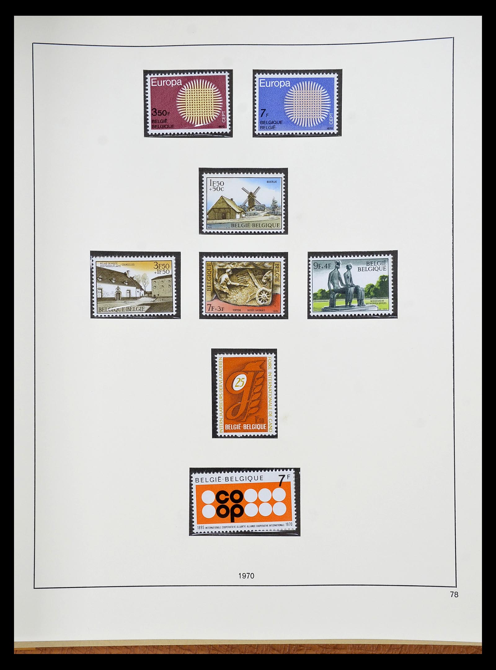 34658 063 - Stamp Collection 34658 Belgium 1963-2005.