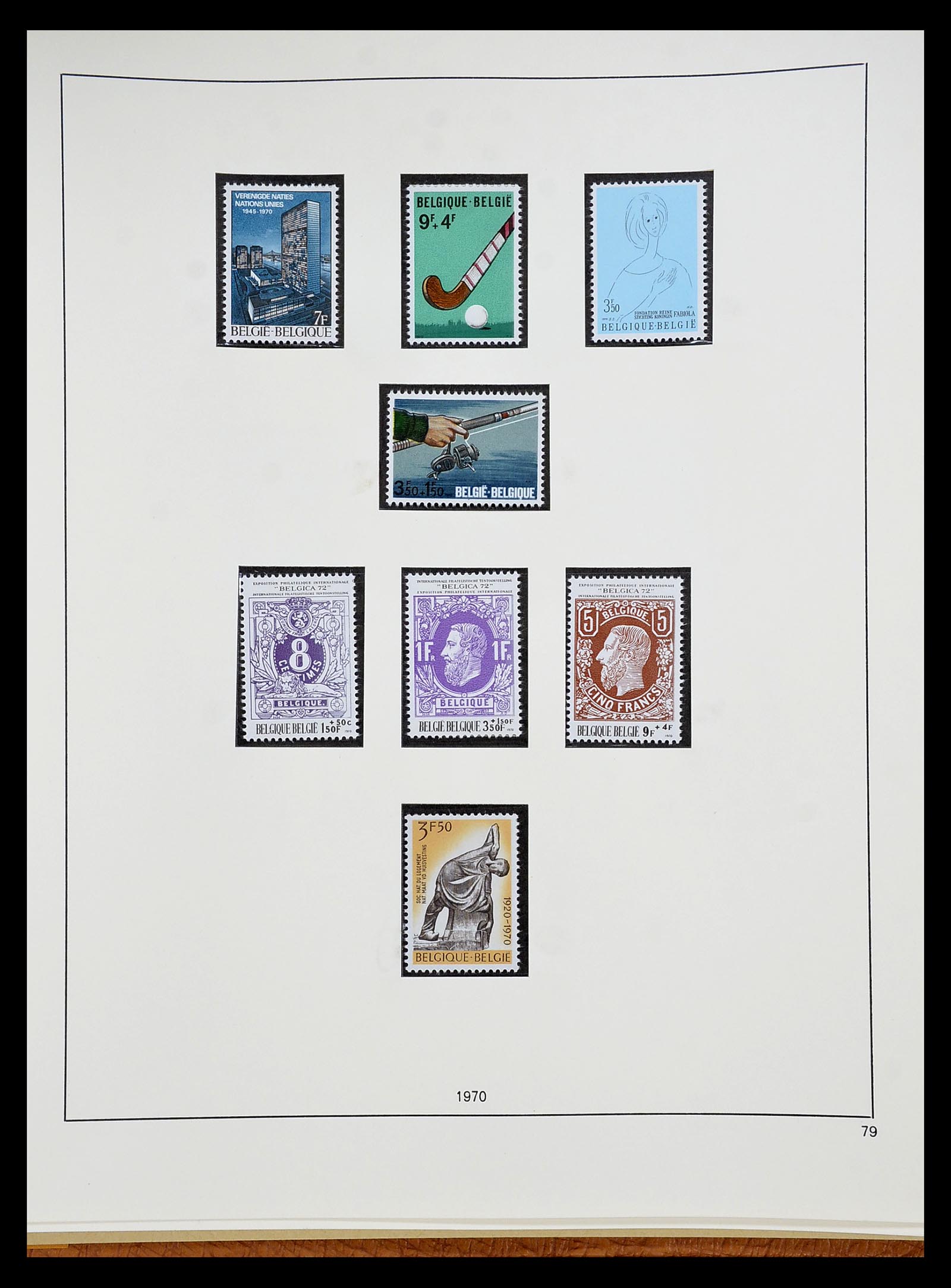 34658 064 - Stamp Collection 34658 Belgium 1963-2005.