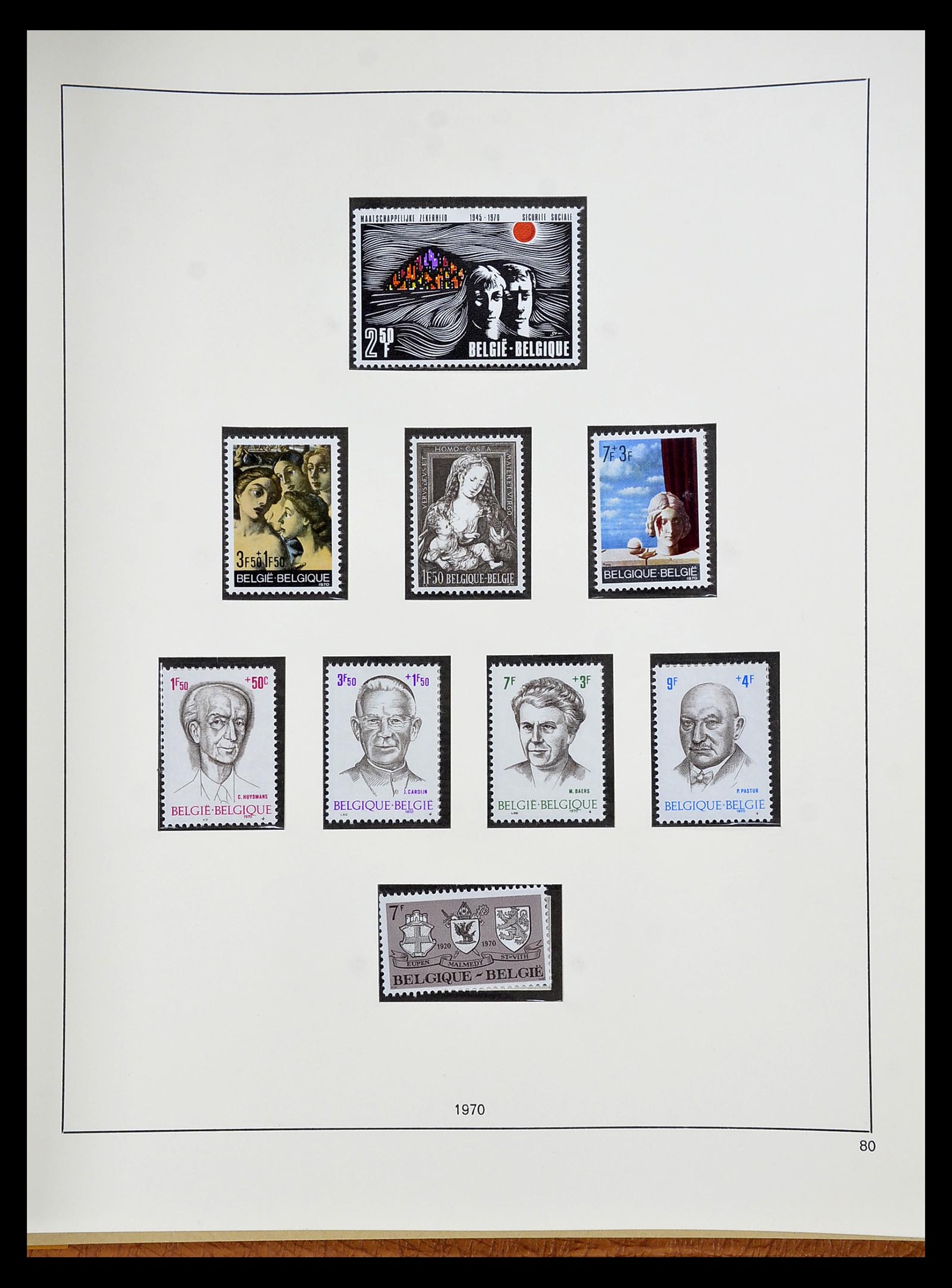 34658 065 - Stamp Collection 34658 Belgium 1963-2005.