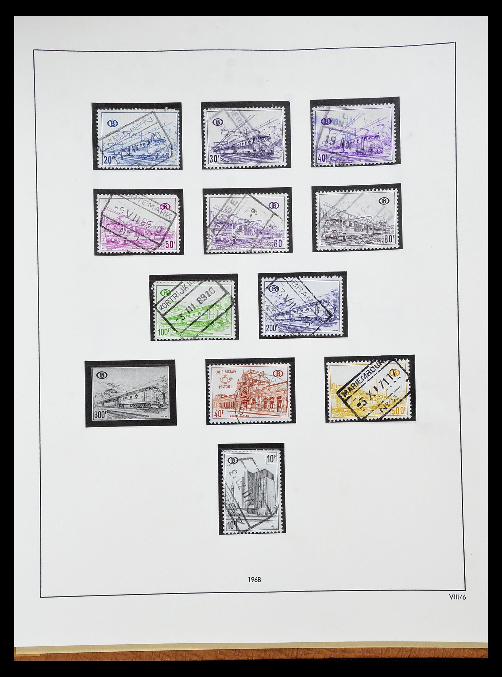 34658 071 - Stamp Collection 34658 Belgium 1963-2005.