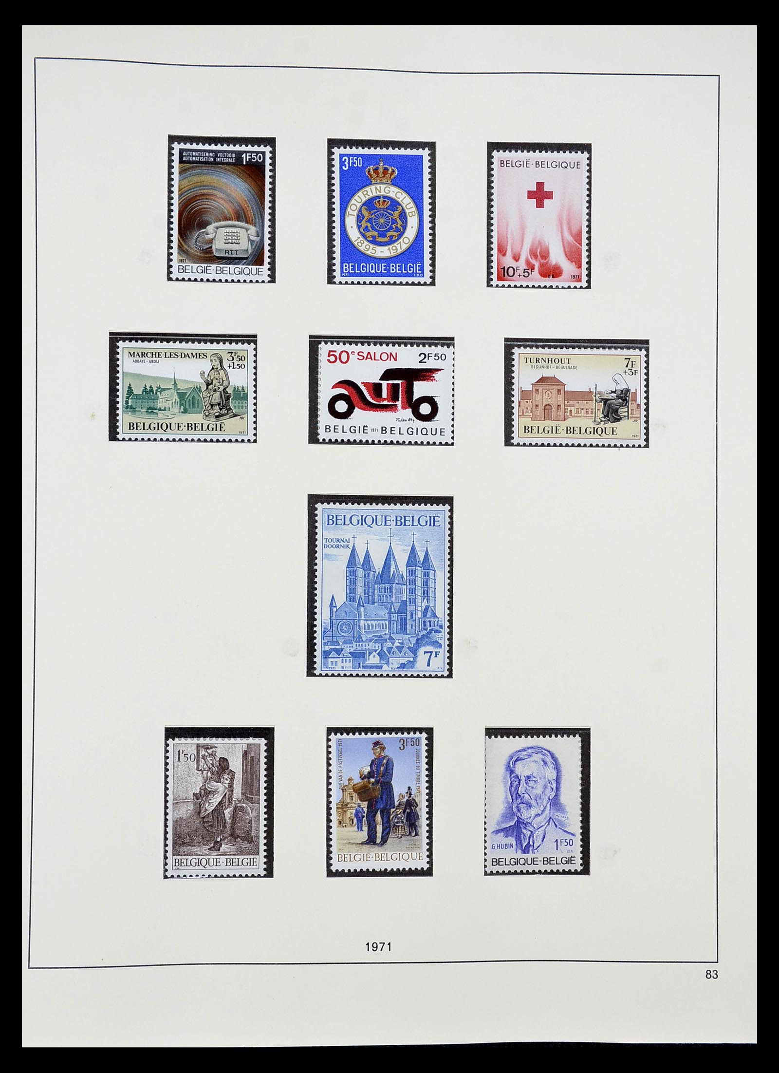 34658 072 - Stamp Collection 34658 Belgium 1963-2005.