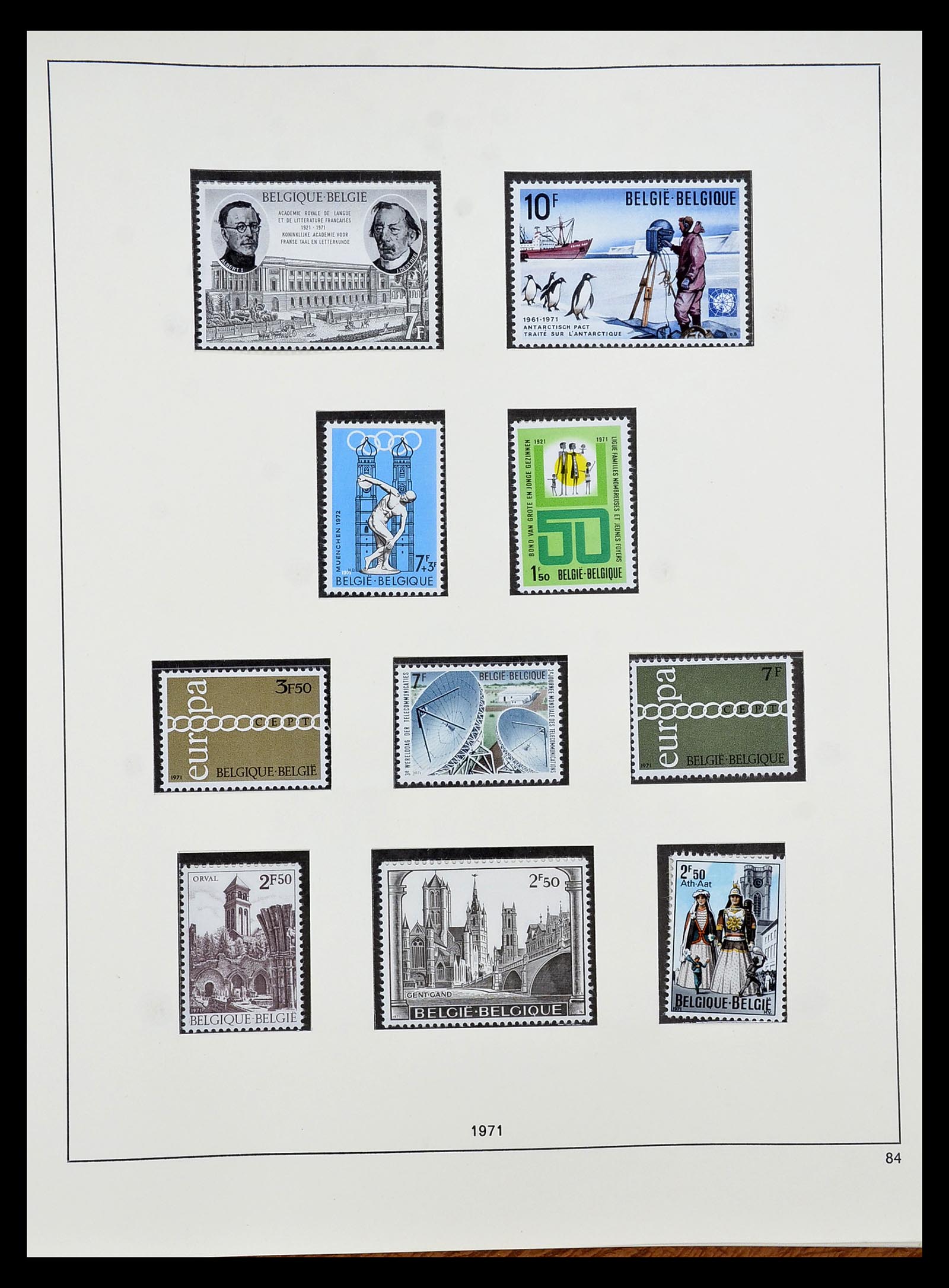 34658 073 - Stamp Collection 34658 Belgium 1963-2005.