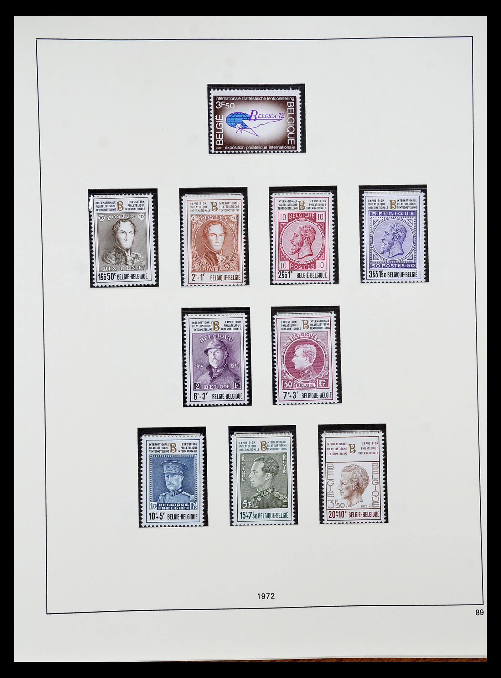 34658 077 - Stamp Collection 34658 Belgium 1963-2005.