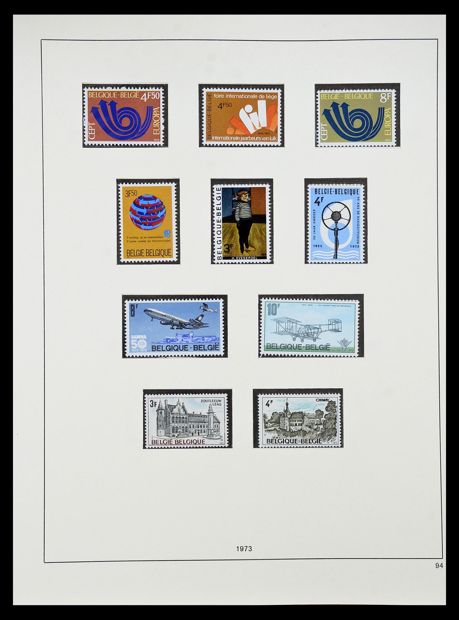 34658 082 - Stamp Collection 34658 Belgium 1963-2005.