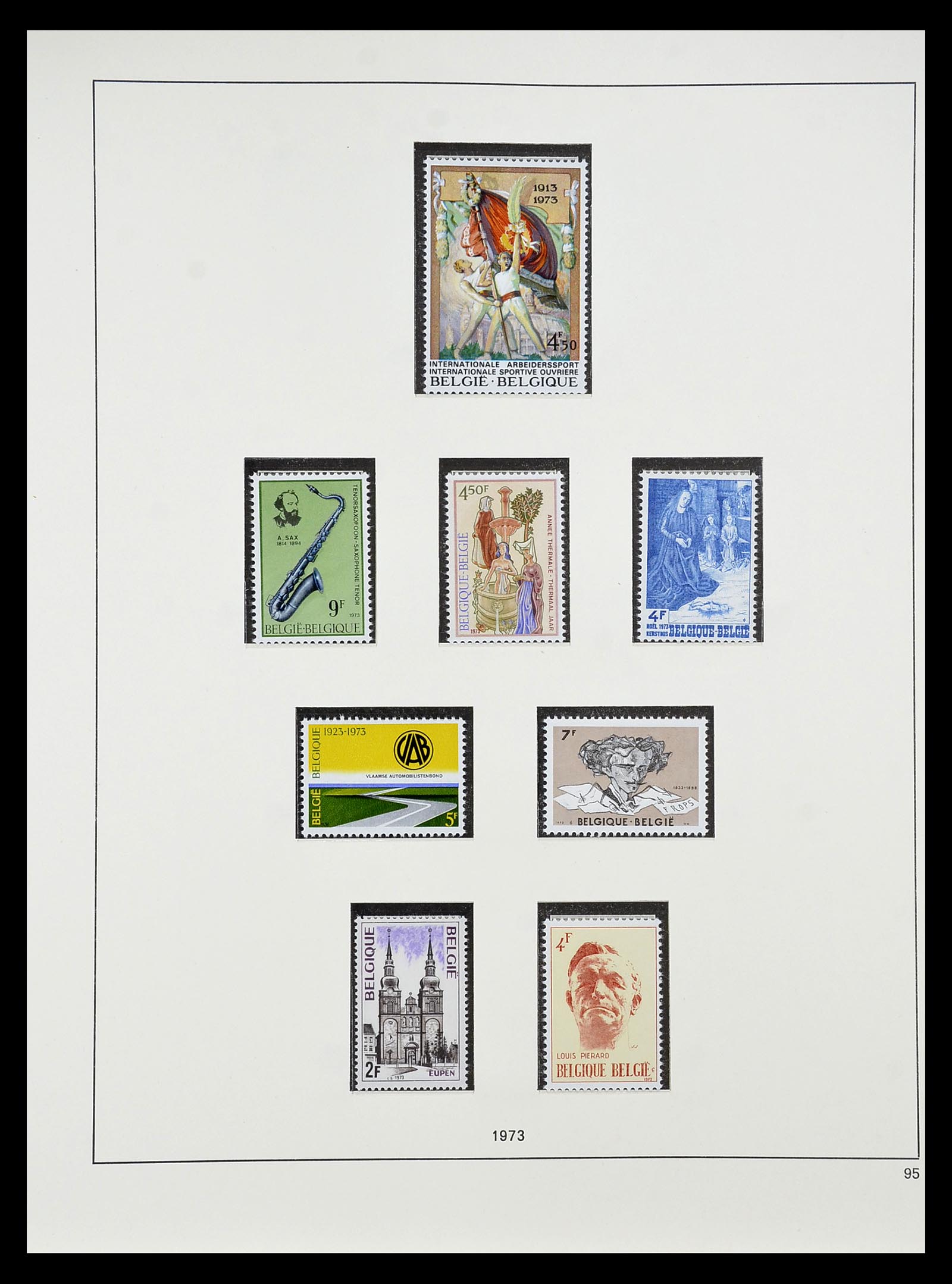 34658 083 - Stamp Collection 34658 Belgium 1963-2005.