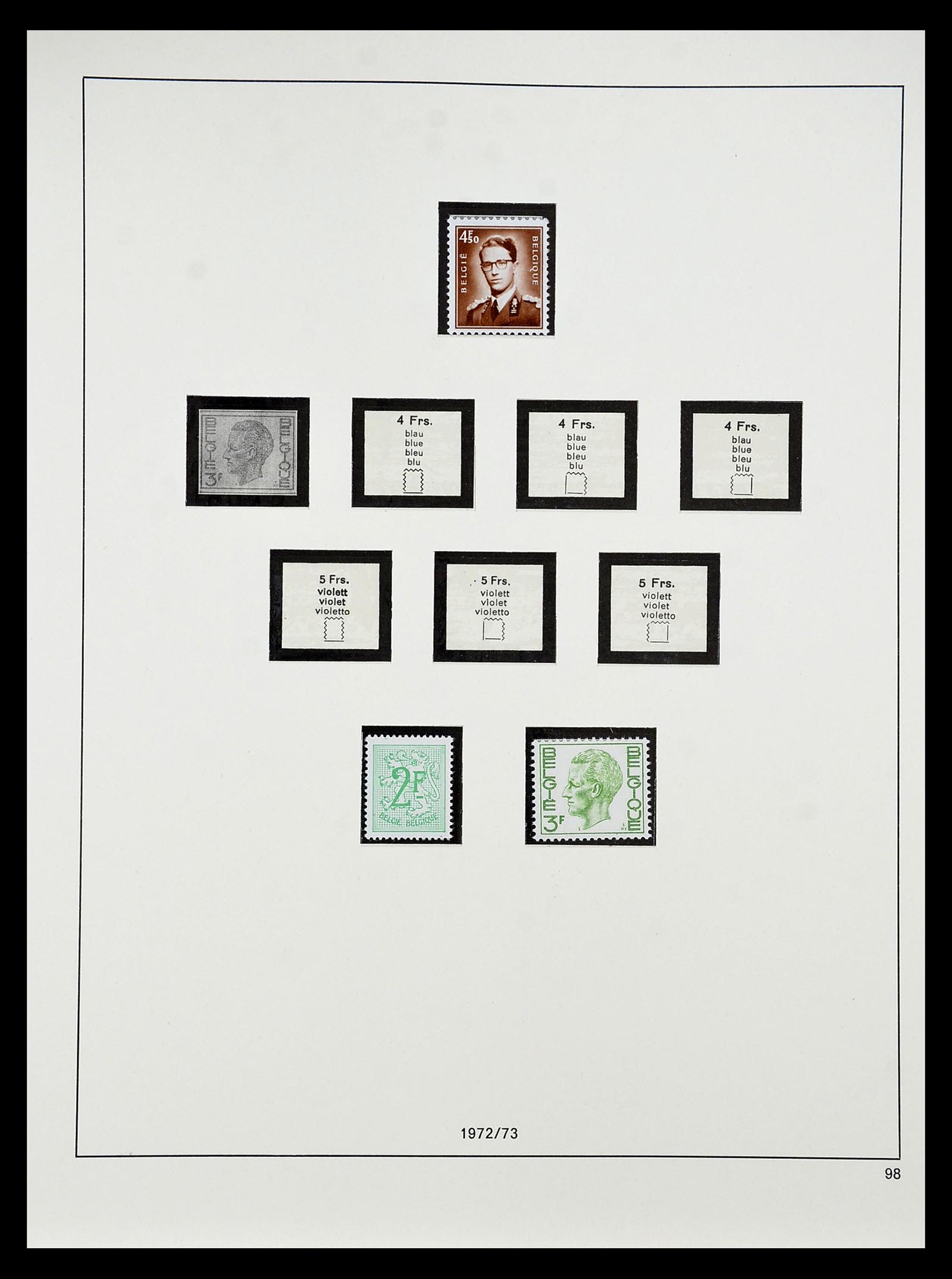 34658 086 - Stamp Collection 34658 Belgium 1963-2005.
