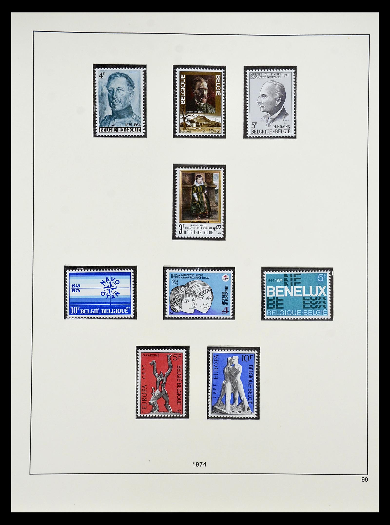 34658 087 - Stamp Collection 34658 Belgium 1963-2005.