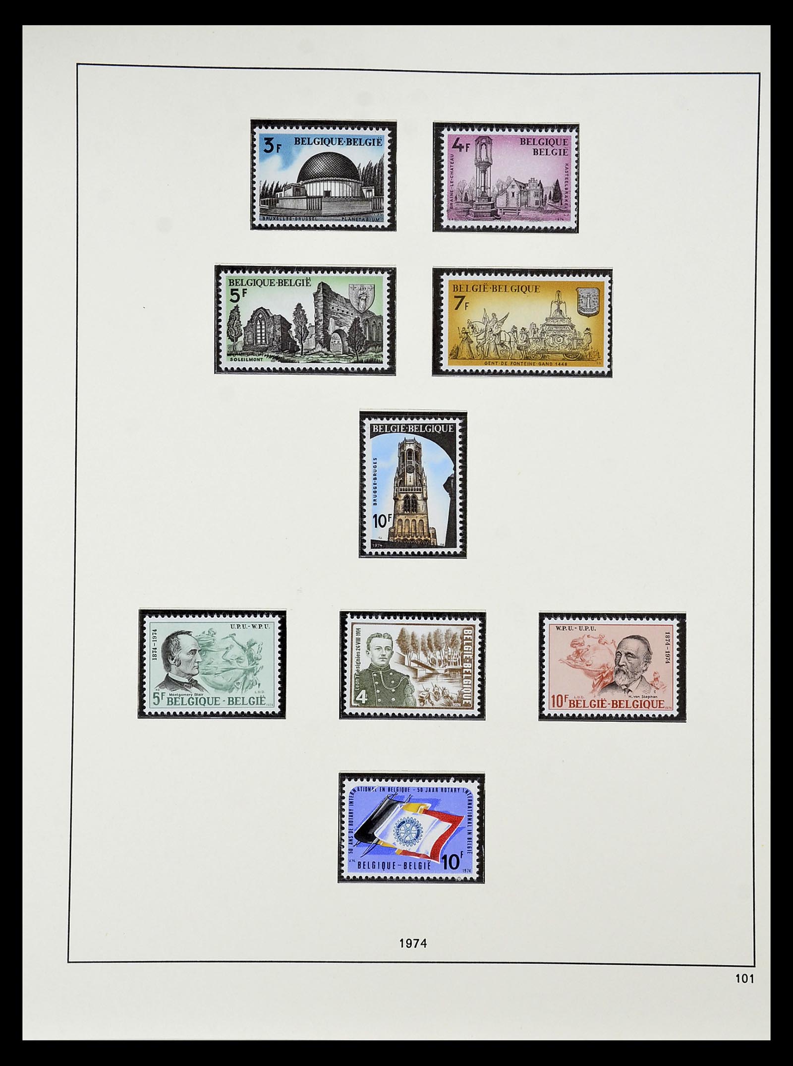 34658 089 - Stamp Collection 34658 Belgium 1963-2005.