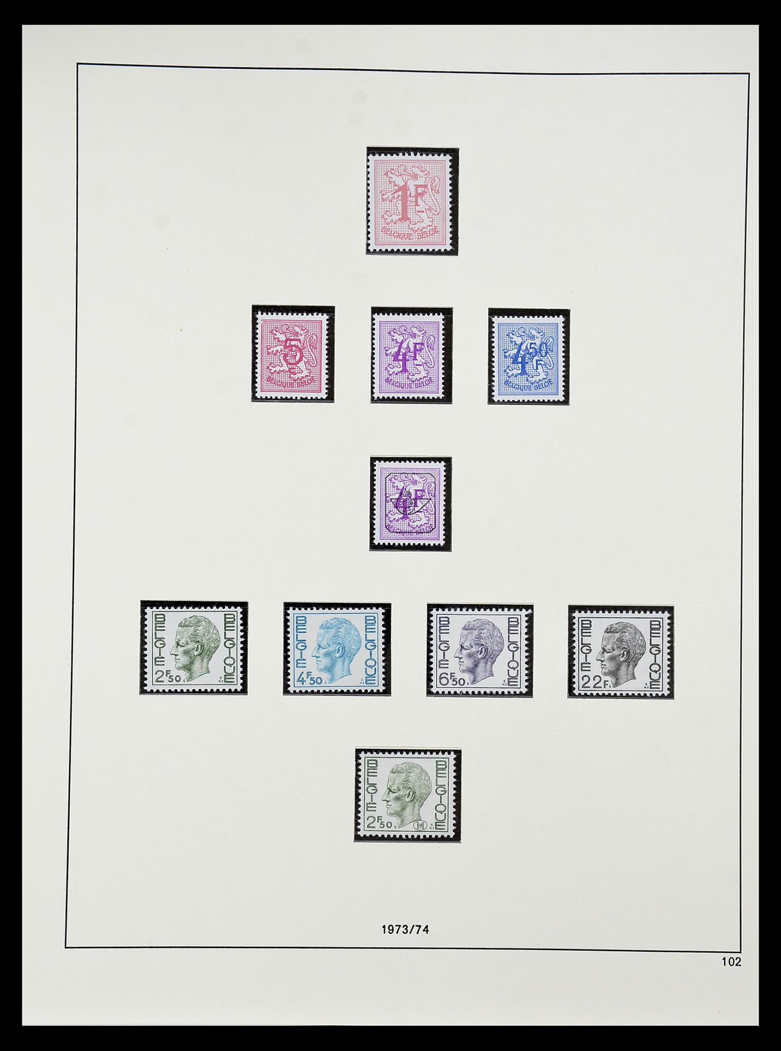 34658 090 - Stamp Collection 34658 Belgium 1963-2005.