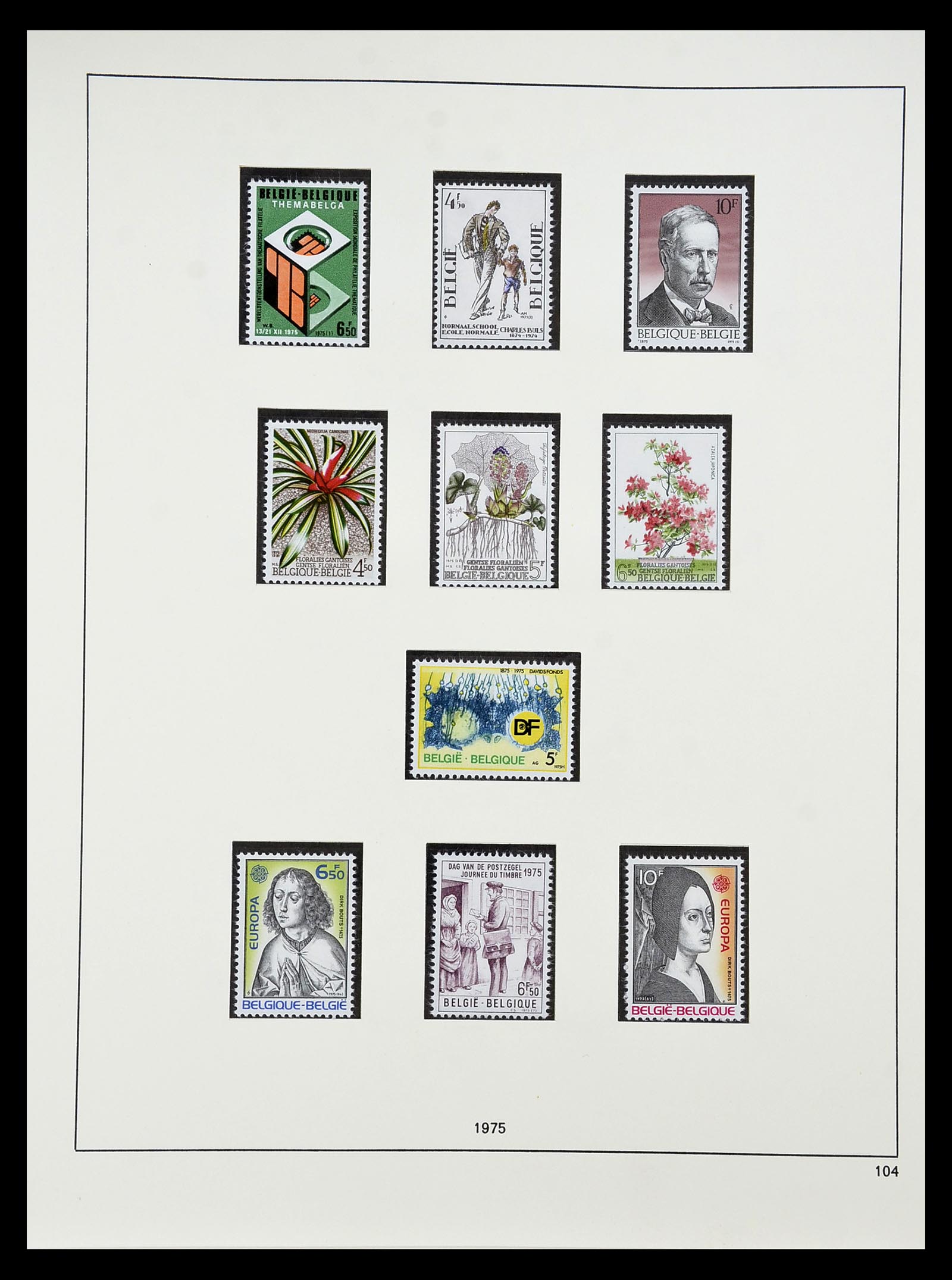 34658 092 - Stamp Collection 34658 Belgium 1963-2005.