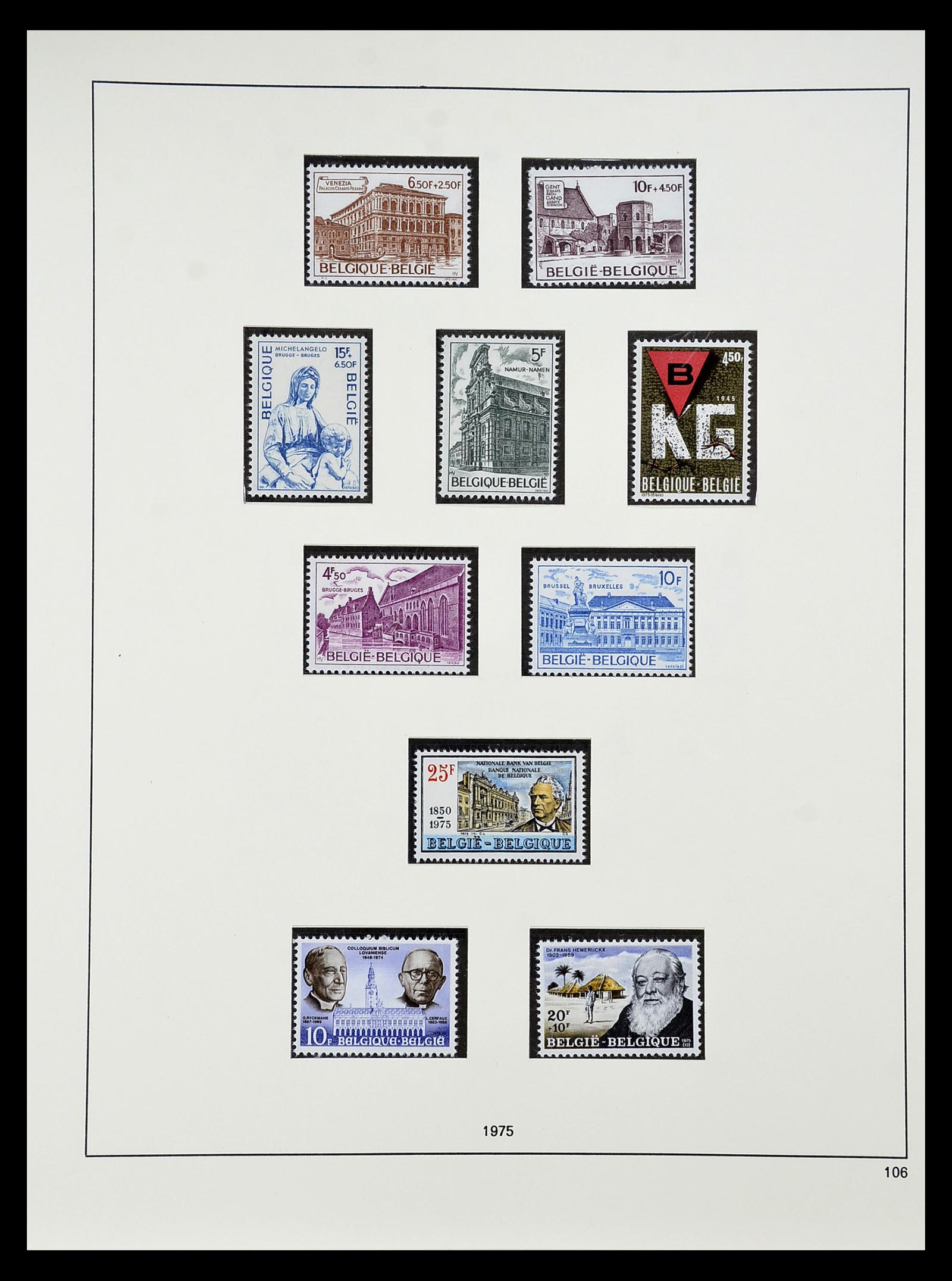 34658 094 - Stamp Collection 34658 Belgium 1963-2005.