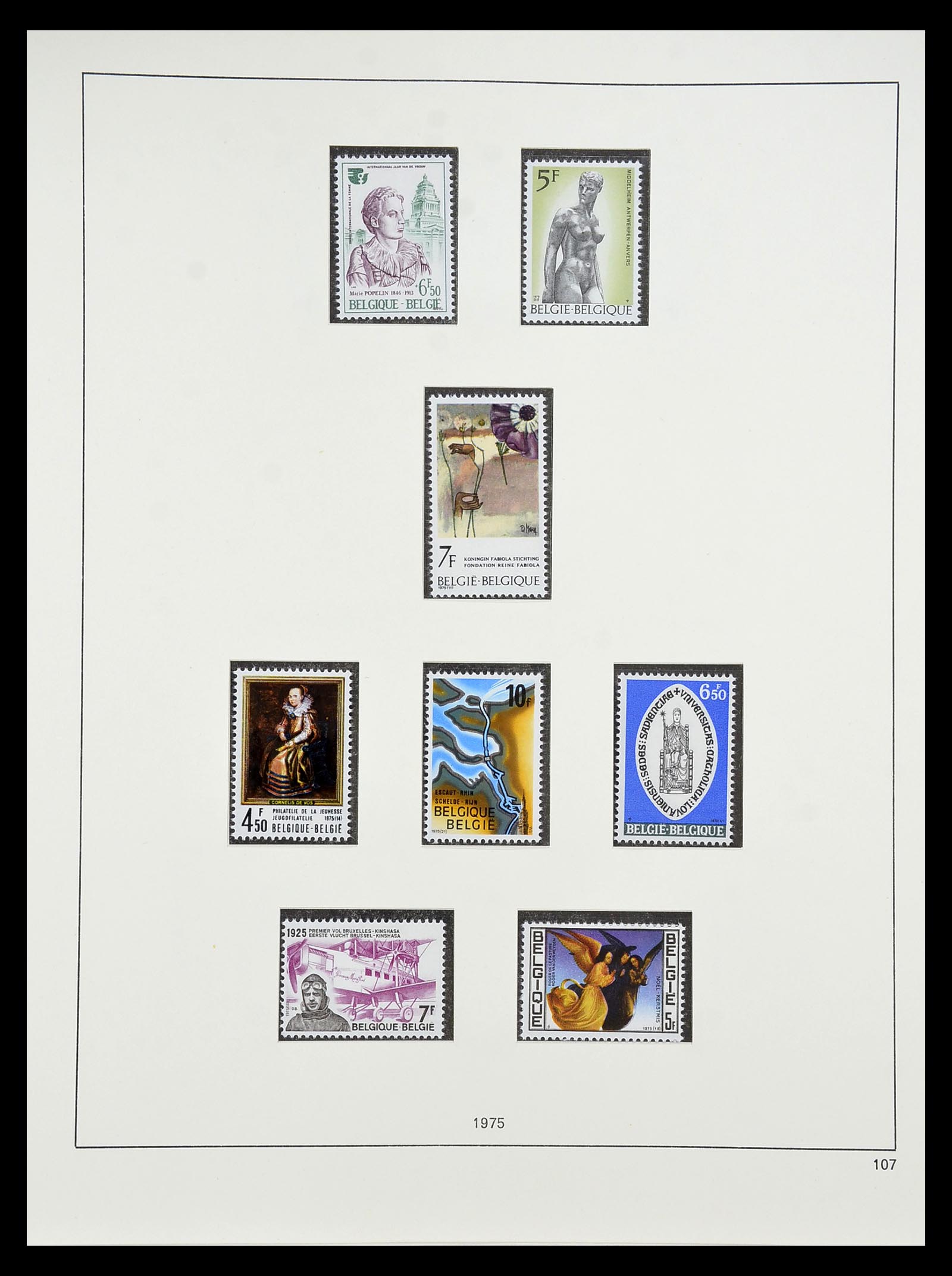 34658 095 - Stamp Collection 34658 Belgium 1963-2005.