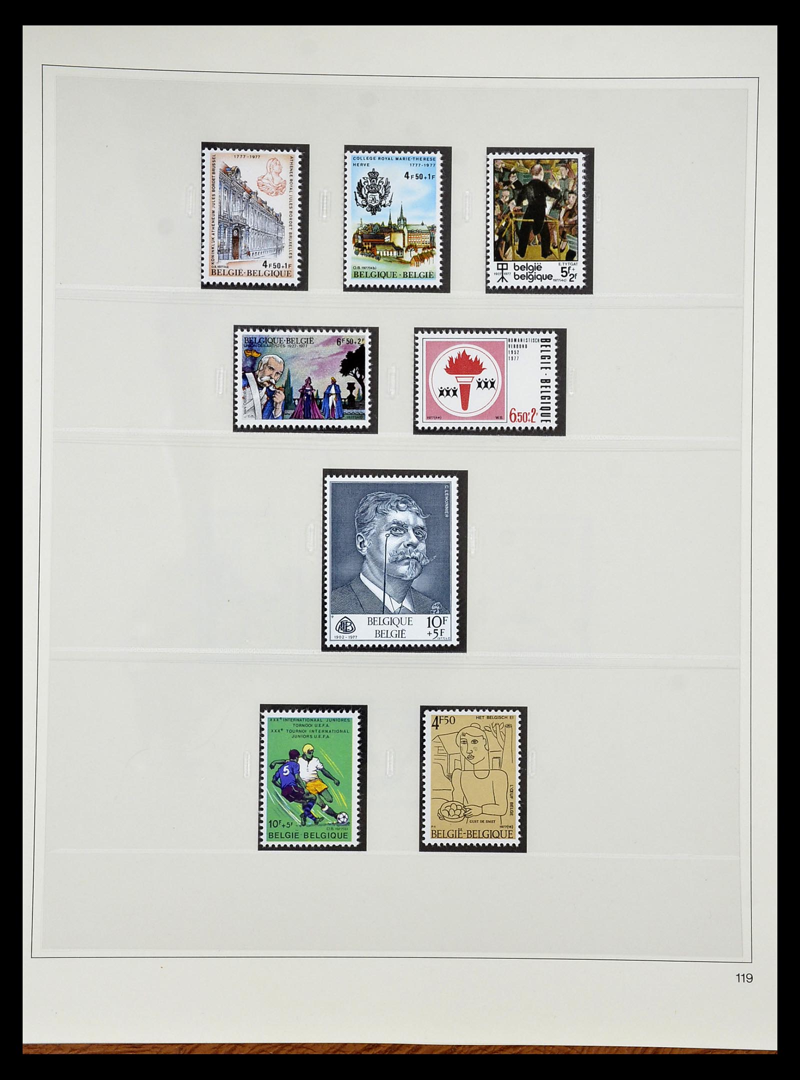 34658 107 - Stamp Collection 34658 Belgium 1963-2005.