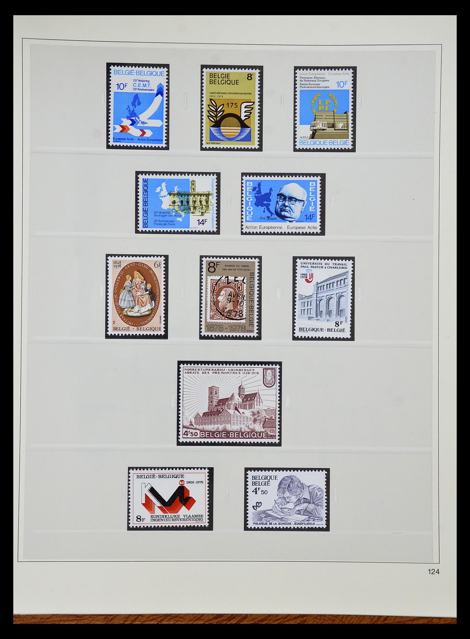 34658 112 - Stamp Collection 34658 Belgium 1963-2005.