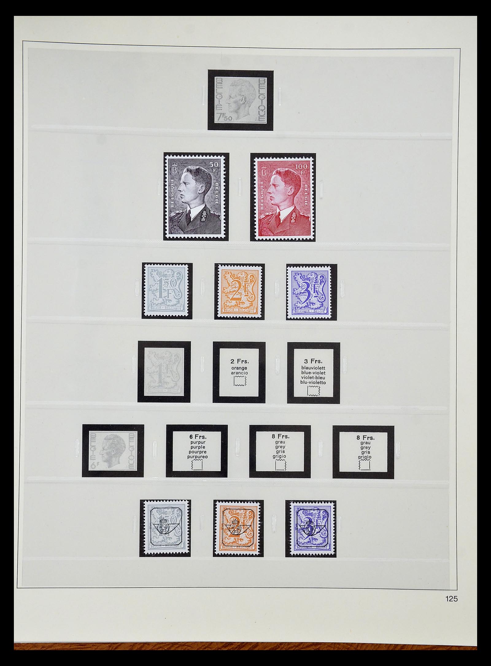 34658 113 - Stamp Collection 34658 Belgium 1963-2005.