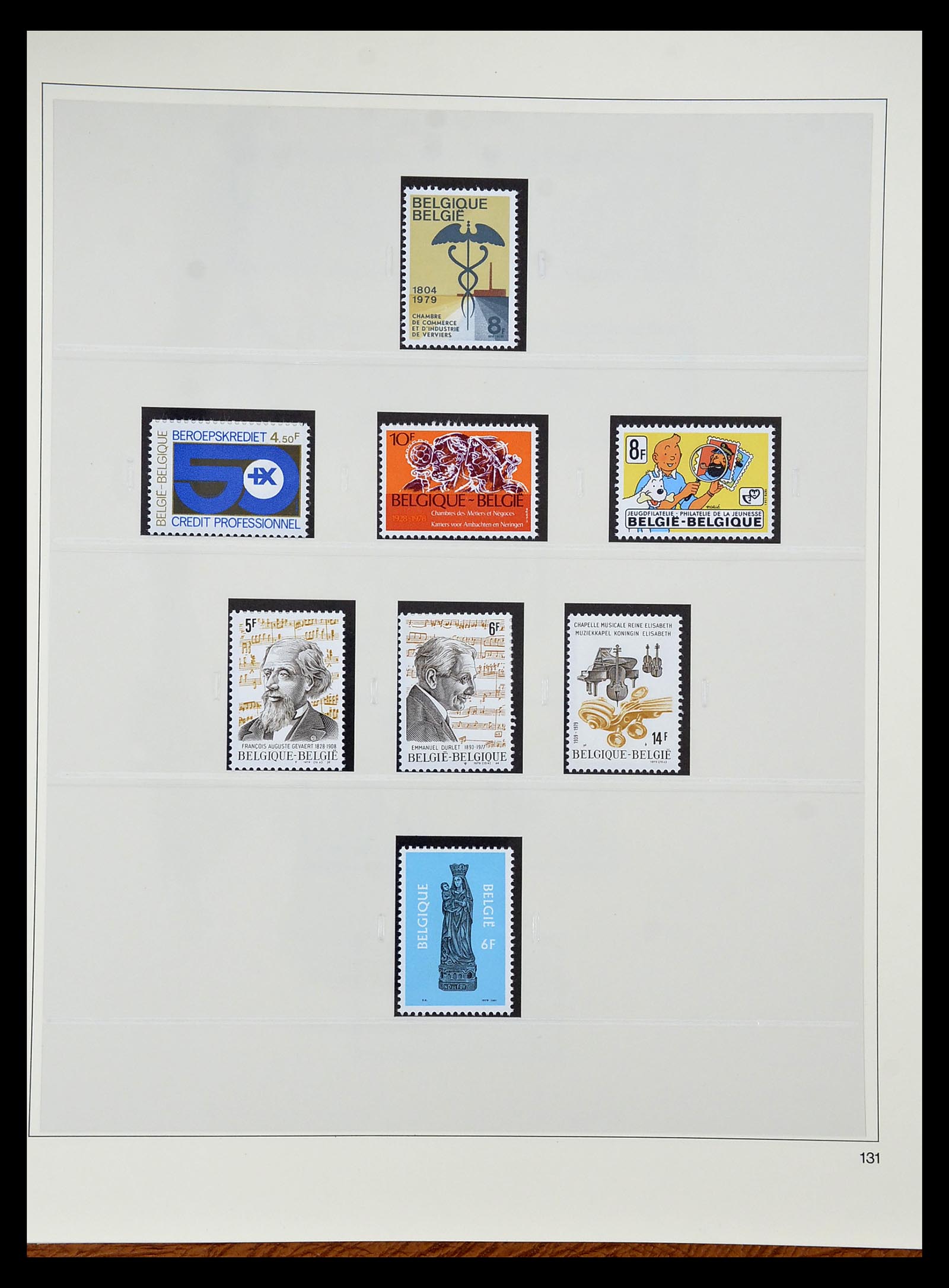 34658 119 - Stamp Collection 34658 Belgium 1963-2005.