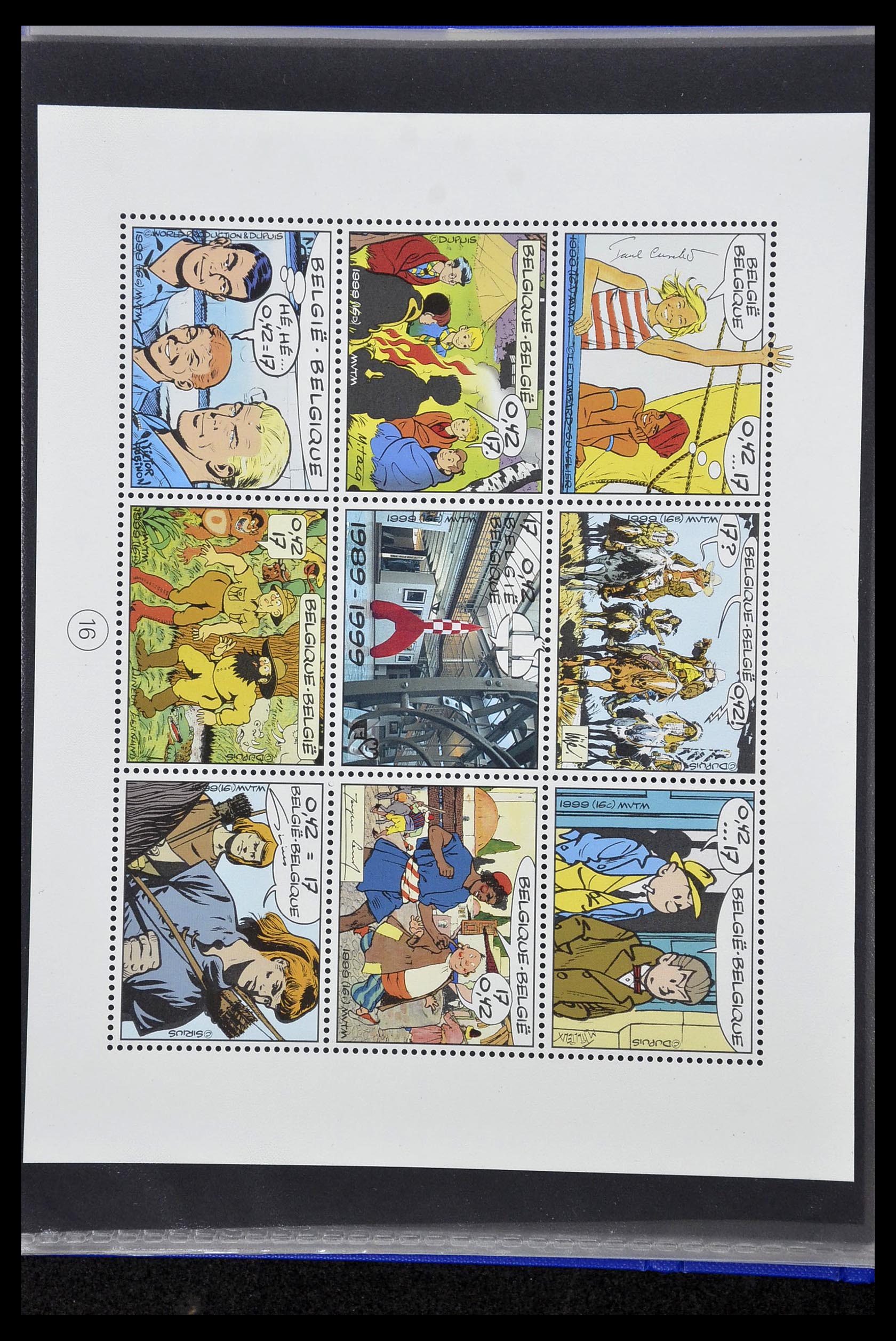 34658 767 - Stamp Collection 34658 Belgium 1963-2005.