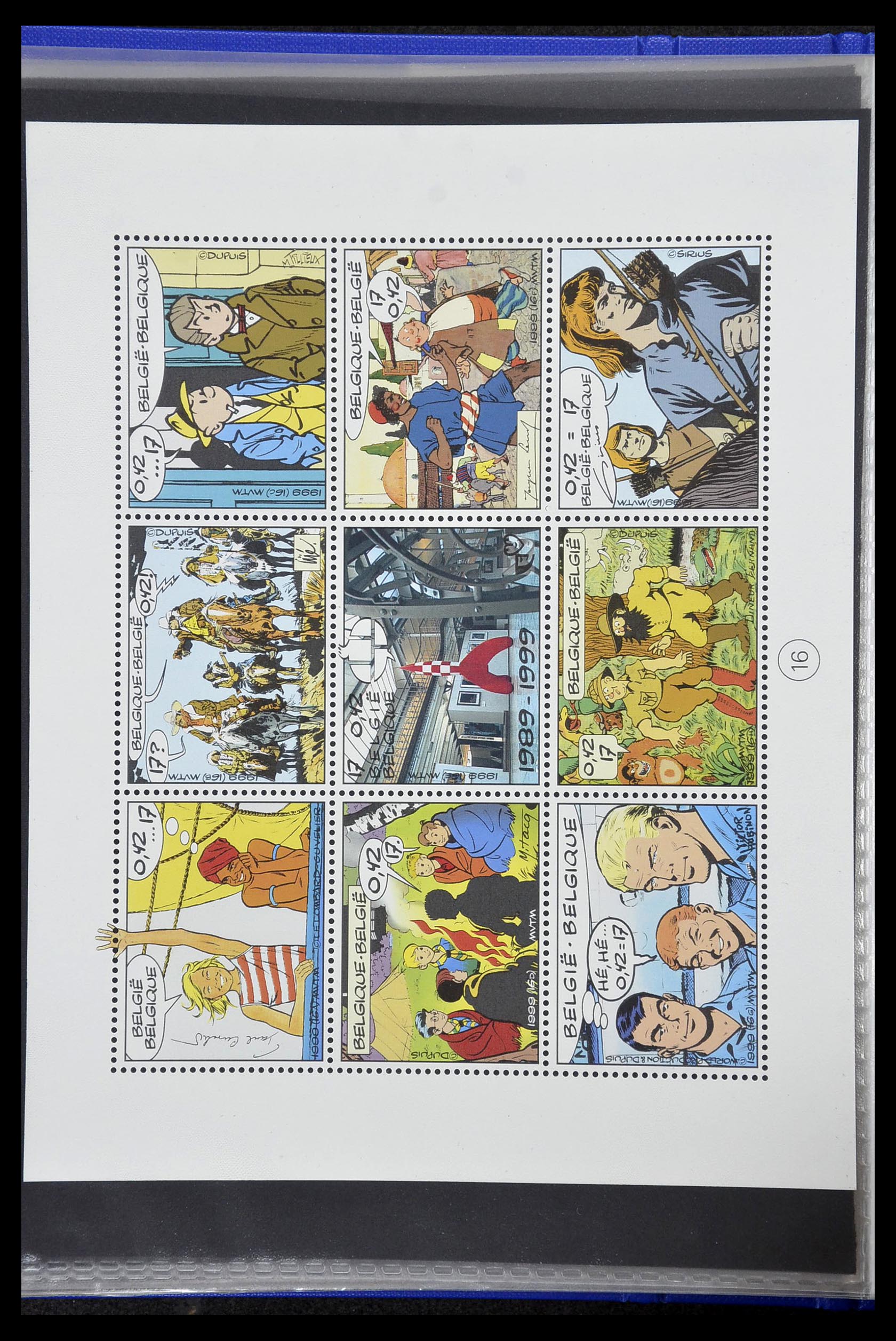 34658 770 - Stamp Collection 34658 Belgium 1963-2005.