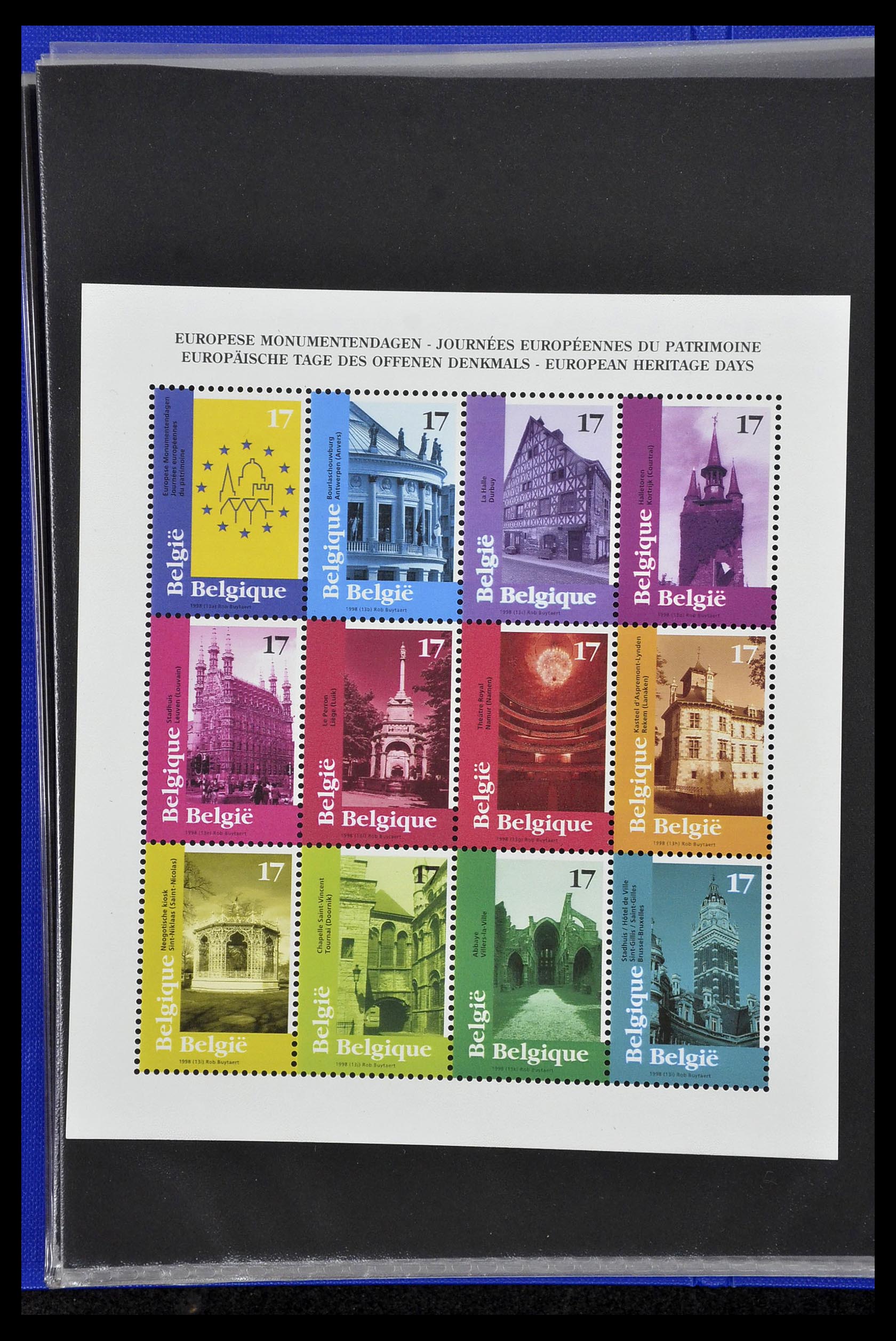 34658 771 - Stamp Collection 34658 Belgium 1963-2005.