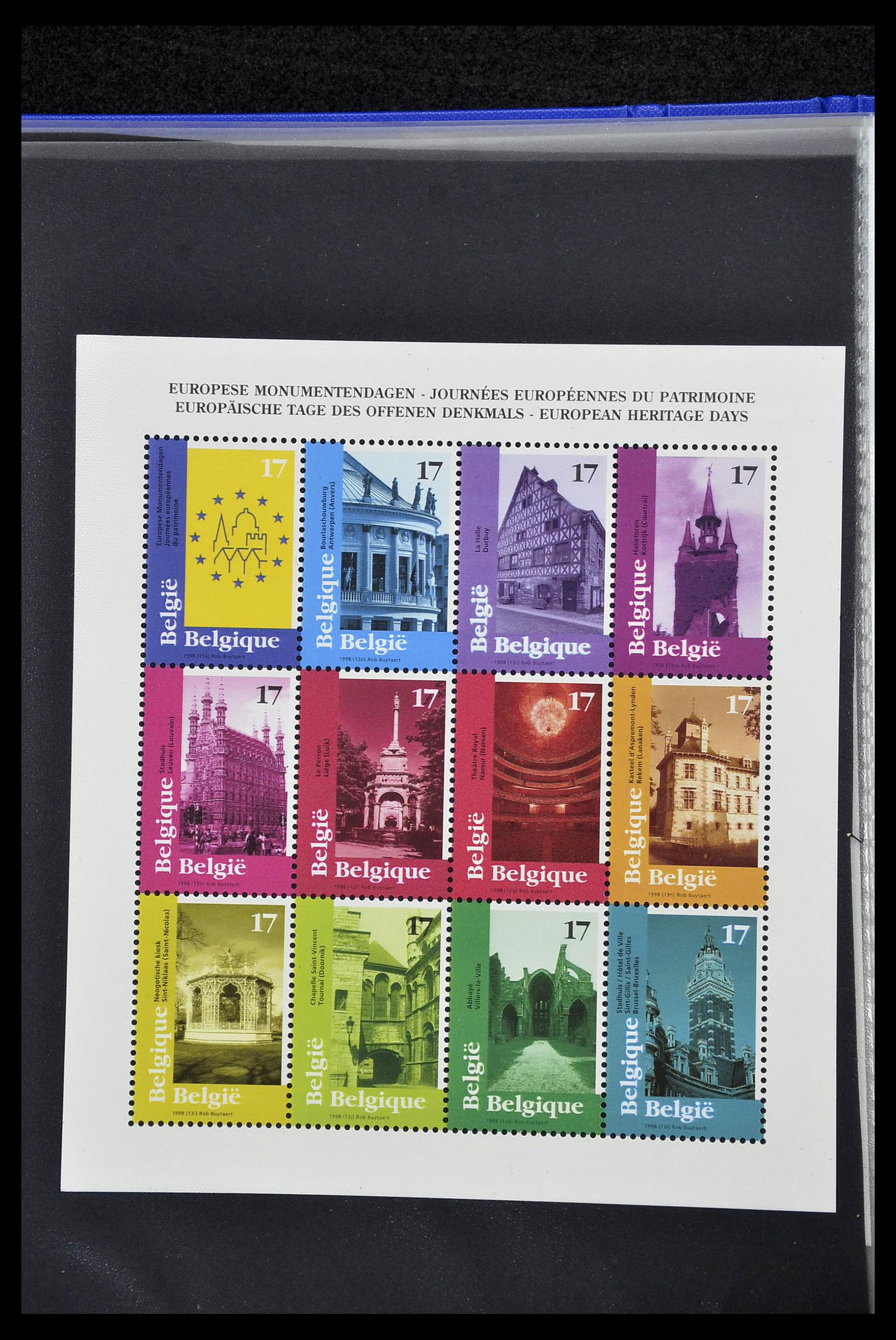 34658 774 - Stamp Collection 34658 Belgium 1963-2005.