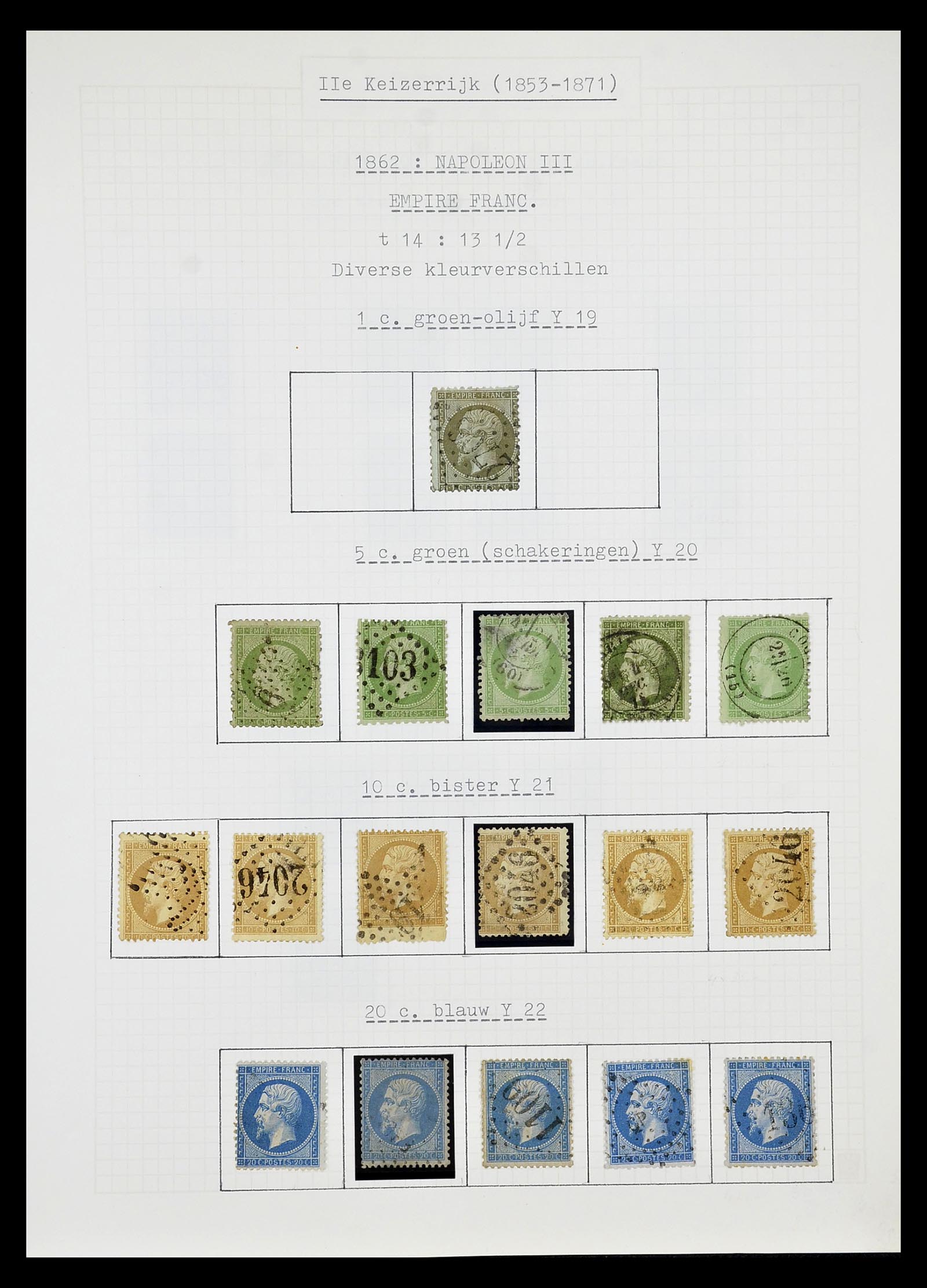 34659 0006 - Stamp Collection 34659 France 1849-1972.