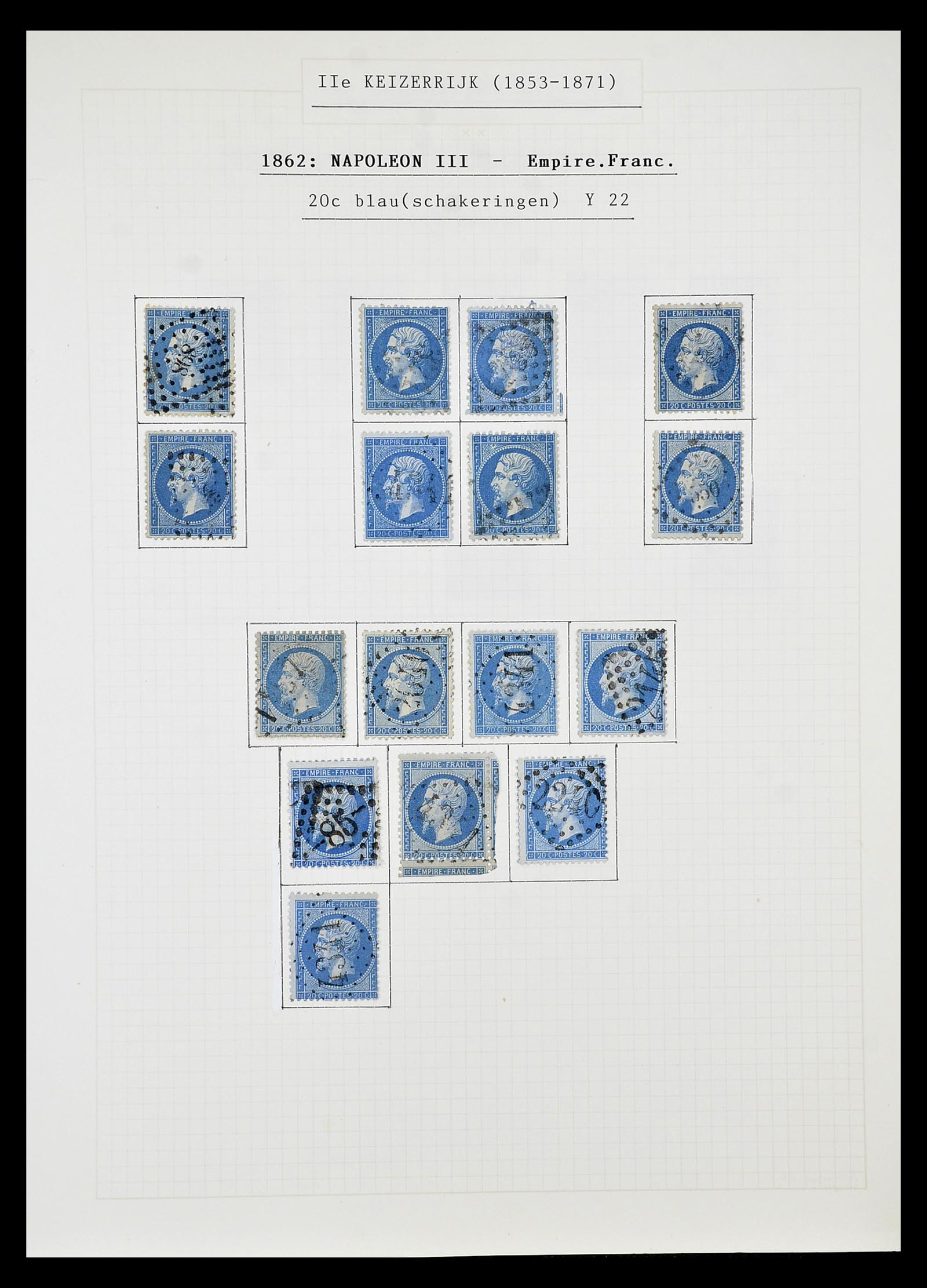 34659 0007 - Stamp Collection 34659 France 1849-1972.