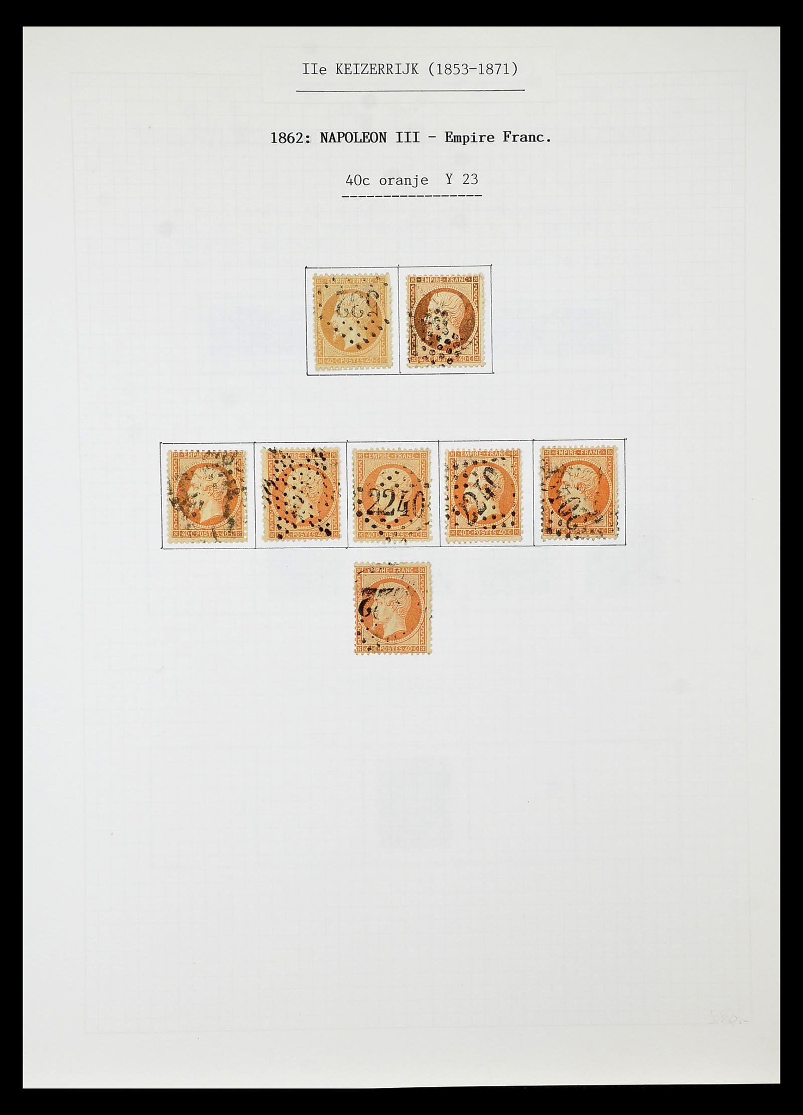 34659 0009 - Stamp Collection 34659 France 1849-1972.