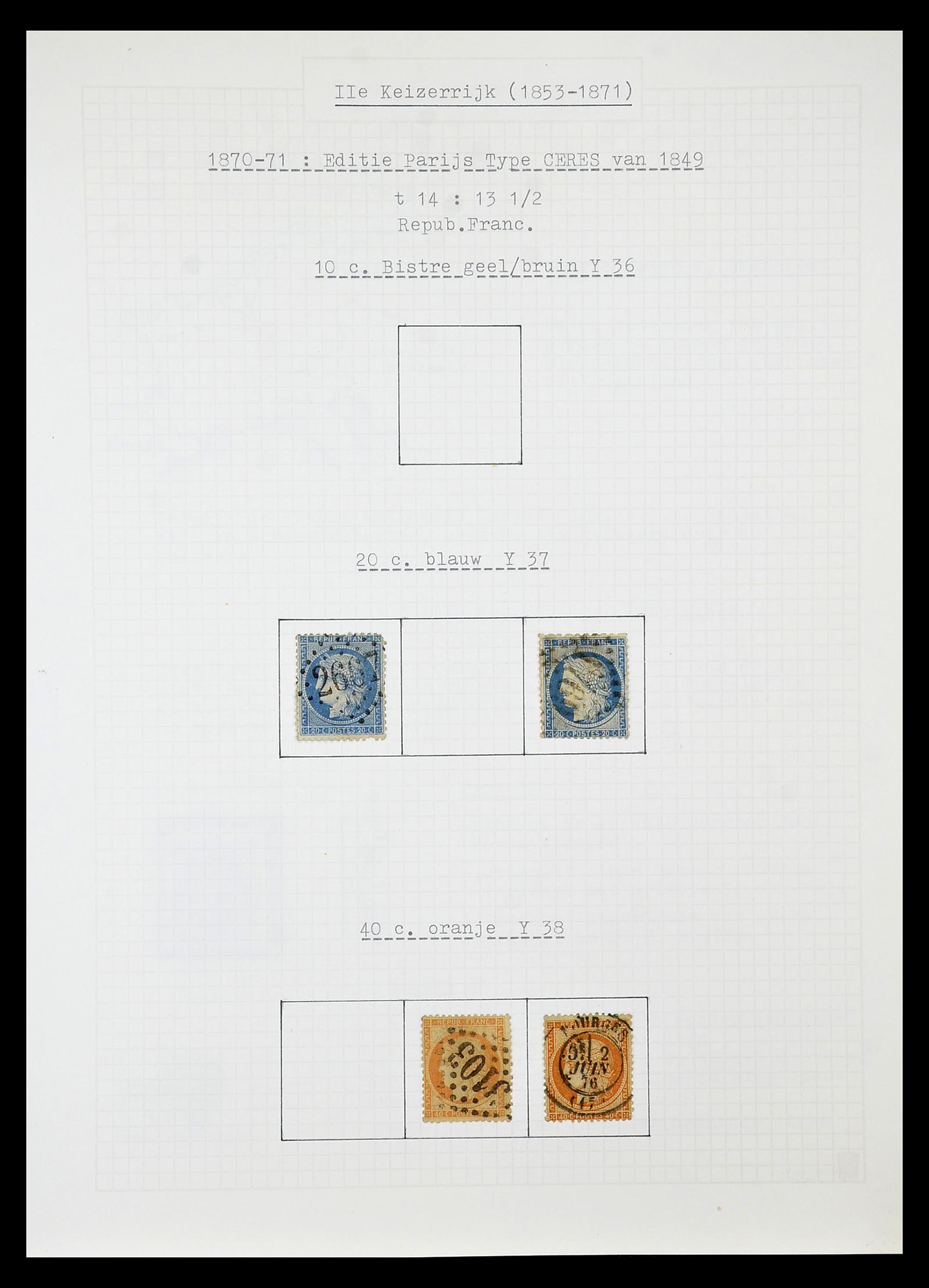 34659 0015 - Stamp Collection 34659 France 1849-1972.