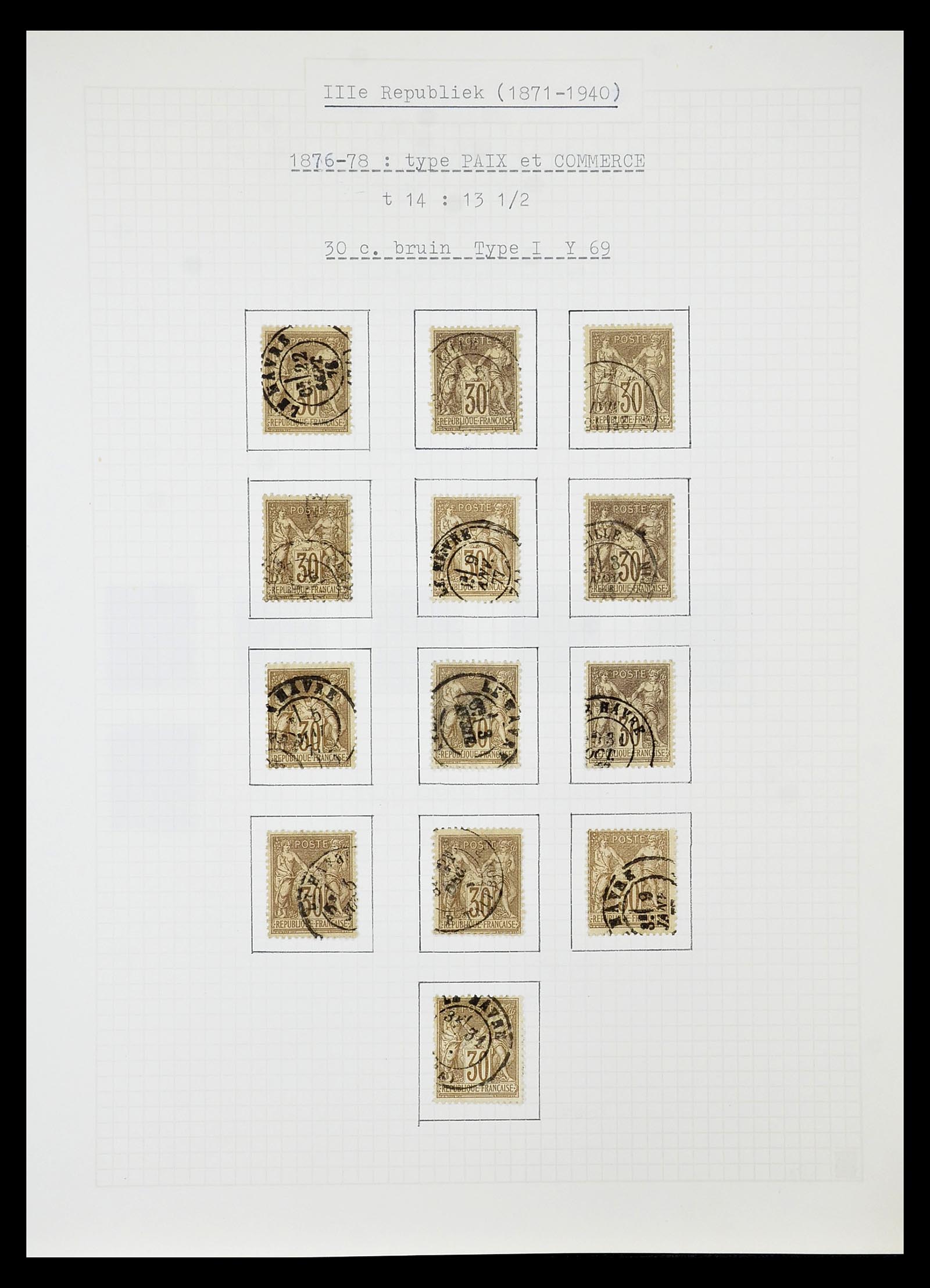 34659 0028 - Stamp Collection 34659 France 1849-1972.