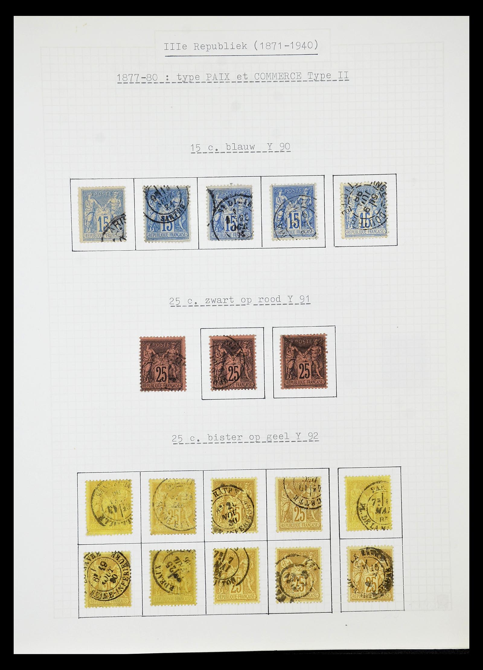 34659 0034 - Stamp Collection 34659 France 1849-1972.