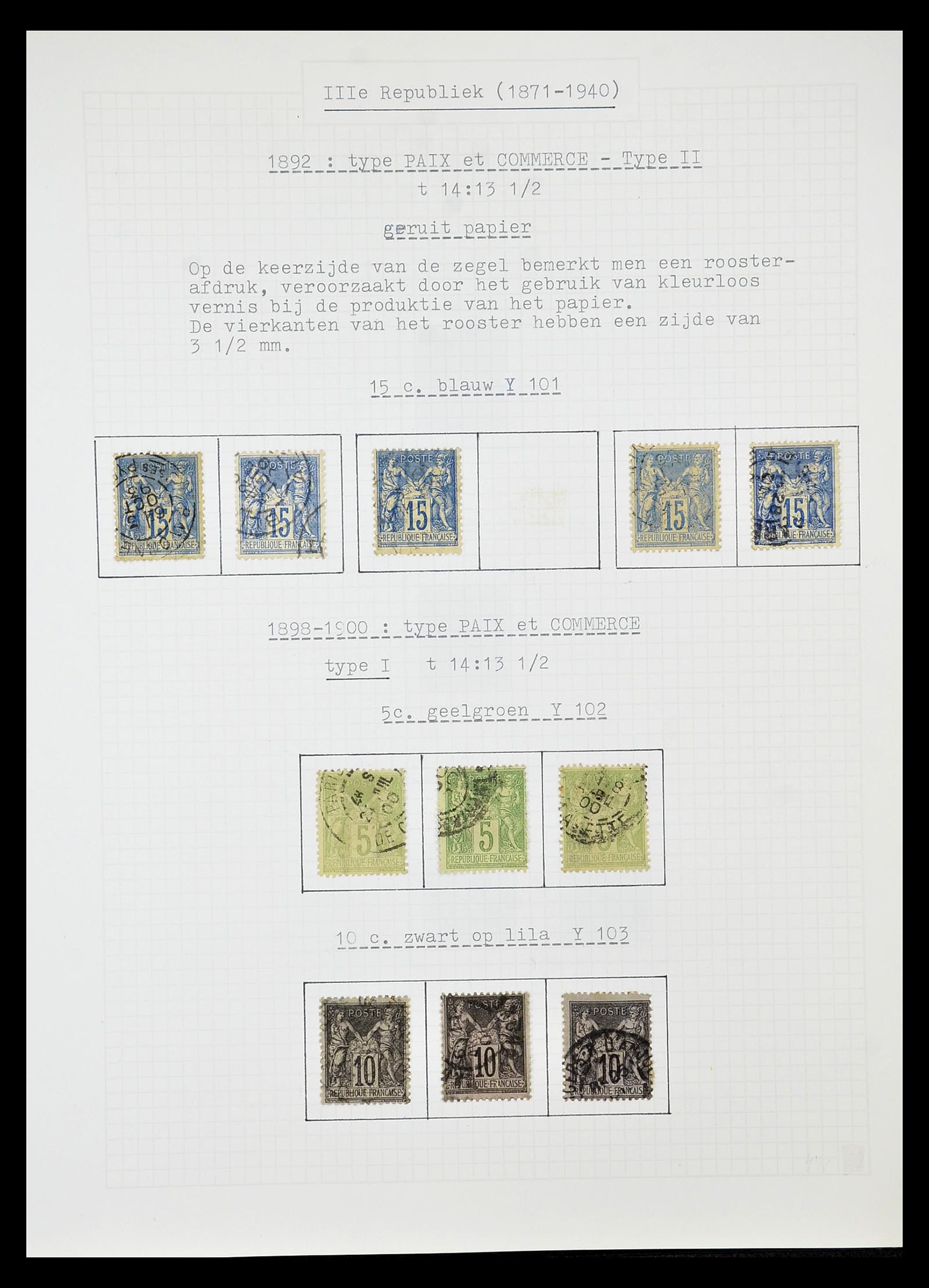 34659 0038 - Stamp Collection 34659 France 1849-1972.