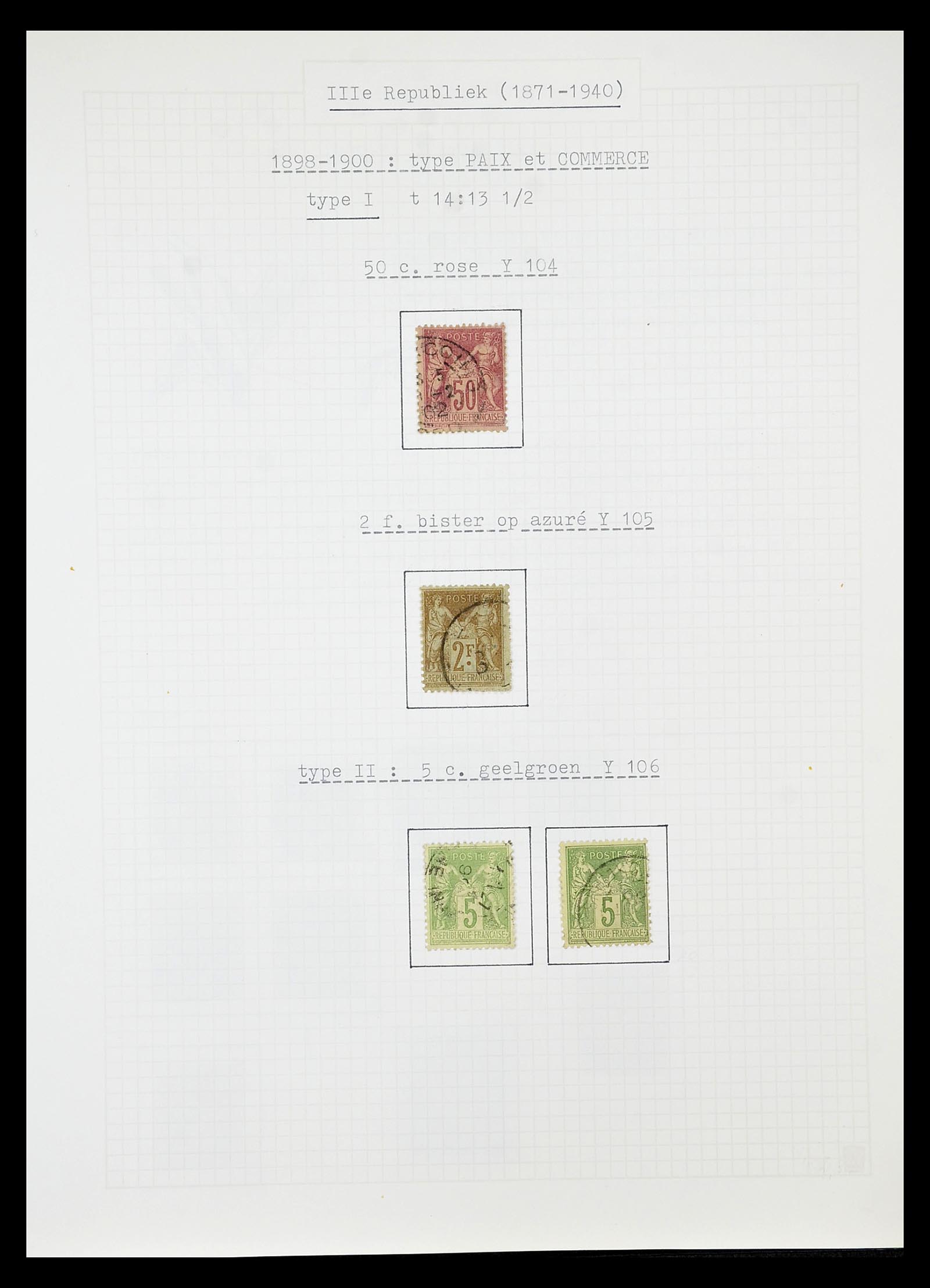 34659 0039 - Stamp Collection 34659 France 1849-1972.