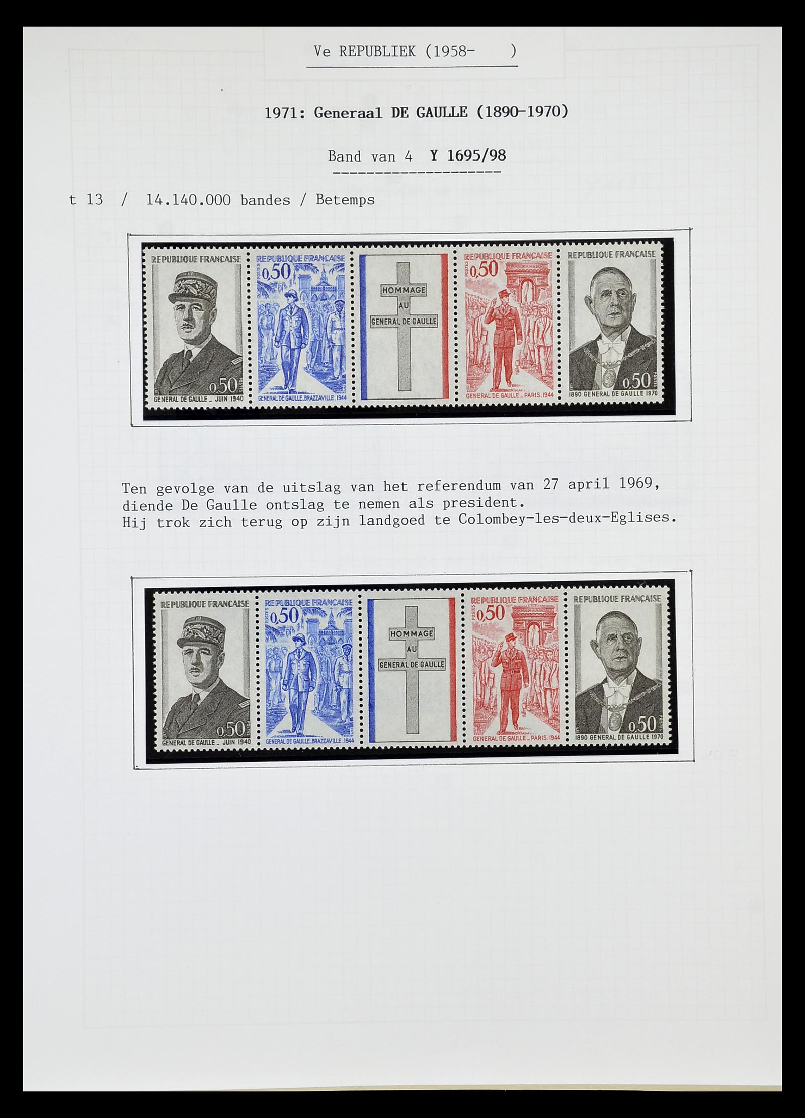 34659 1631 - Stamp Collection 34659 France 1849-1972.