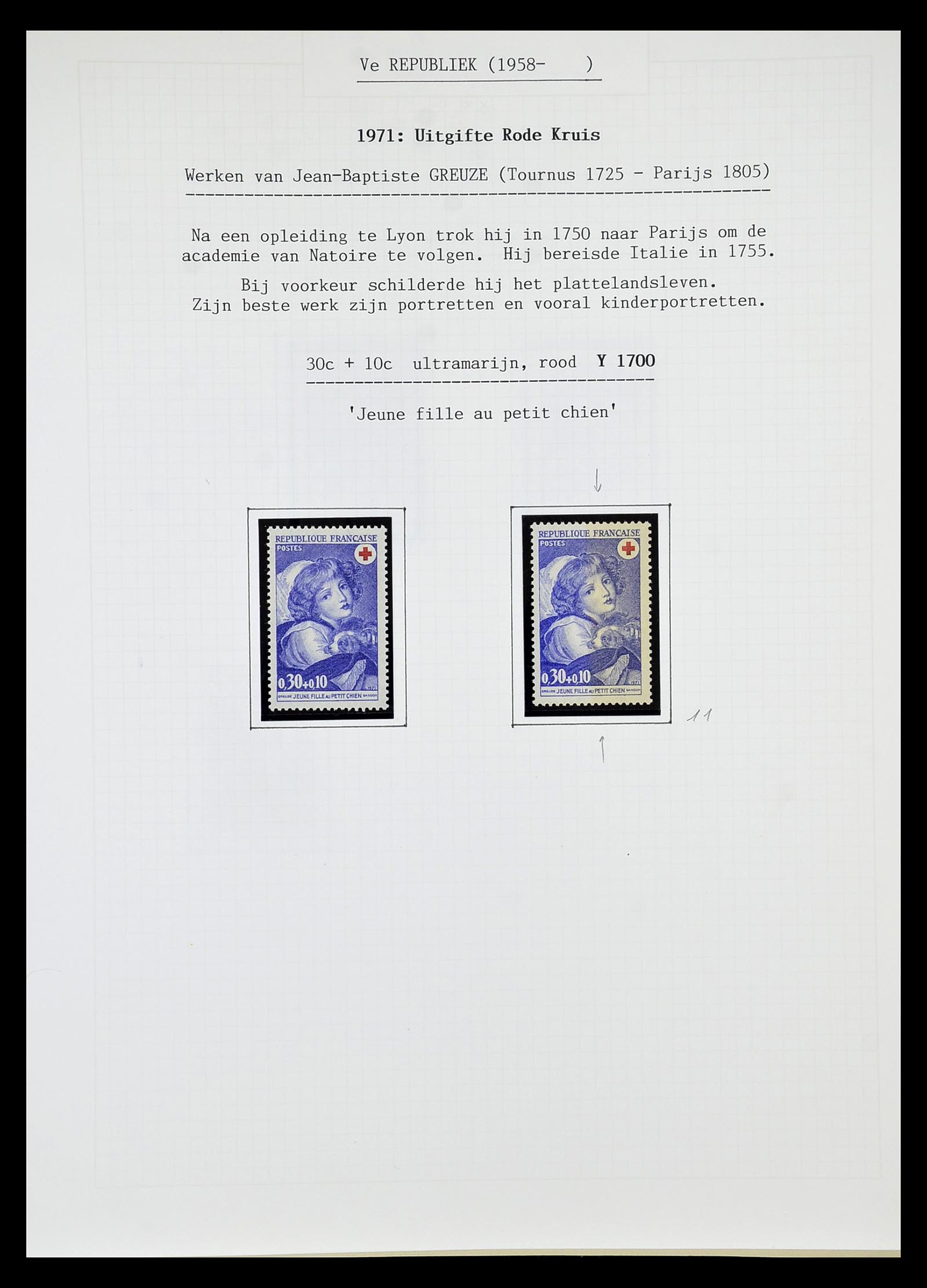34659 1633 - Stamp Collection 34659 France 1849-1972.