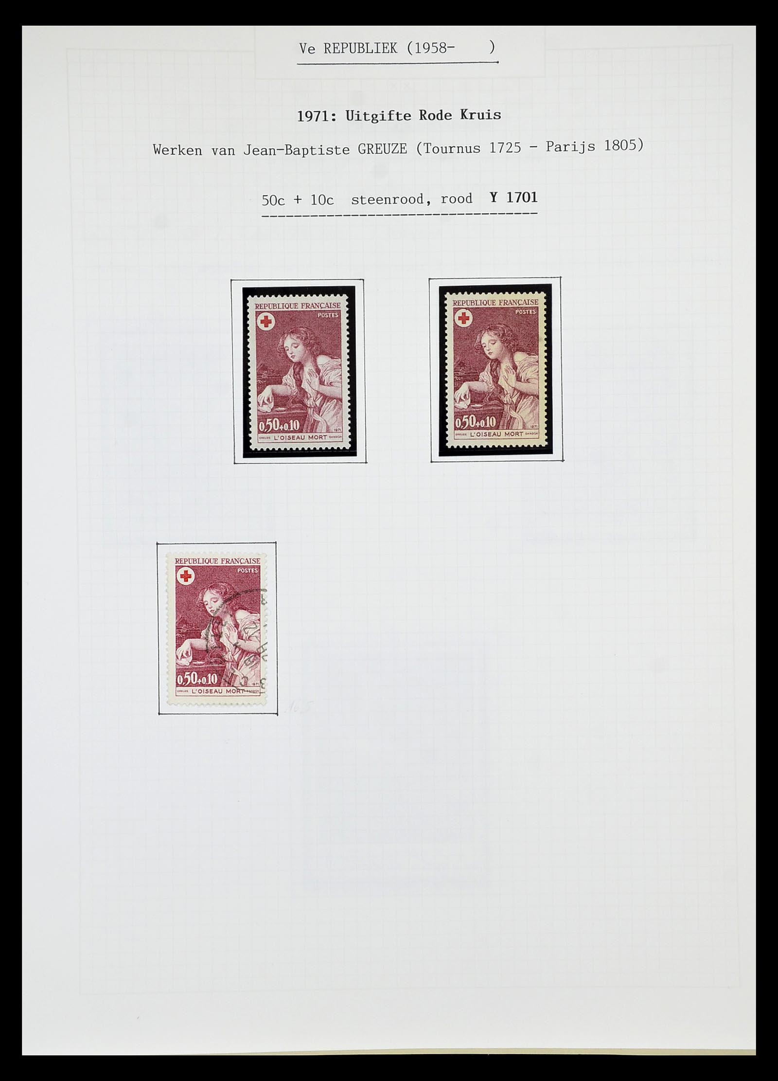 34659 1634 - Stamp Collection 34659 France 1849-1972.
