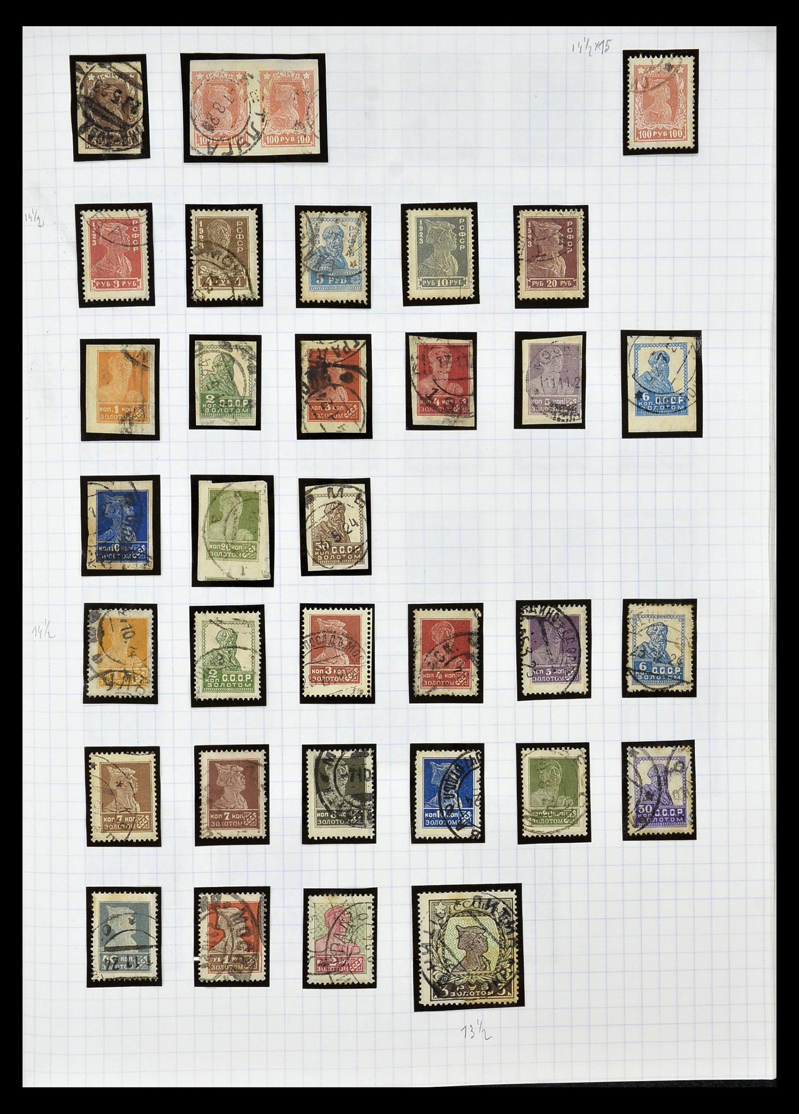 34661 006 - Postzegelverzameling 34661 Rusland 1865-1986.