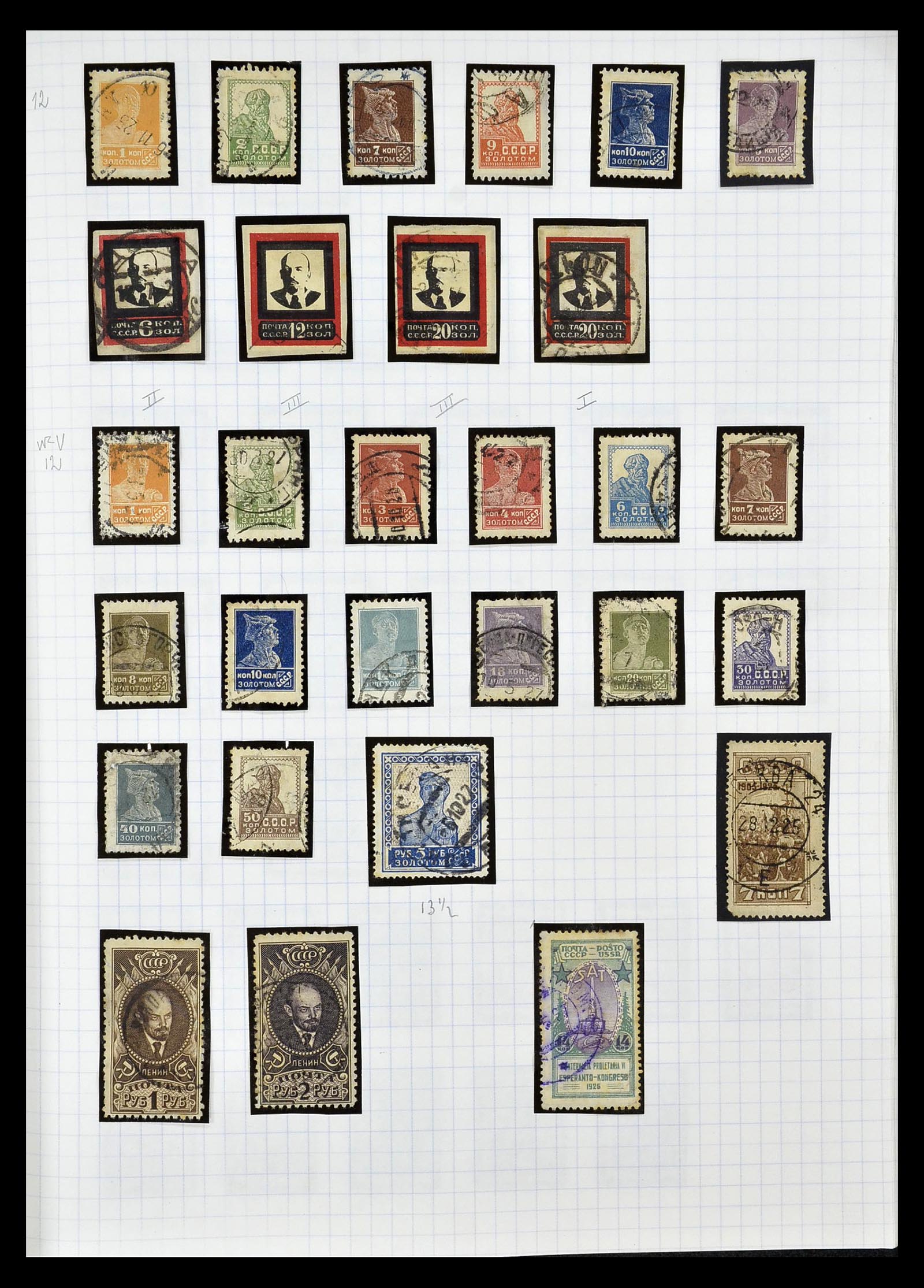 34661 007 - Postzegelverzameling 34661 Rusland 1865-1986.