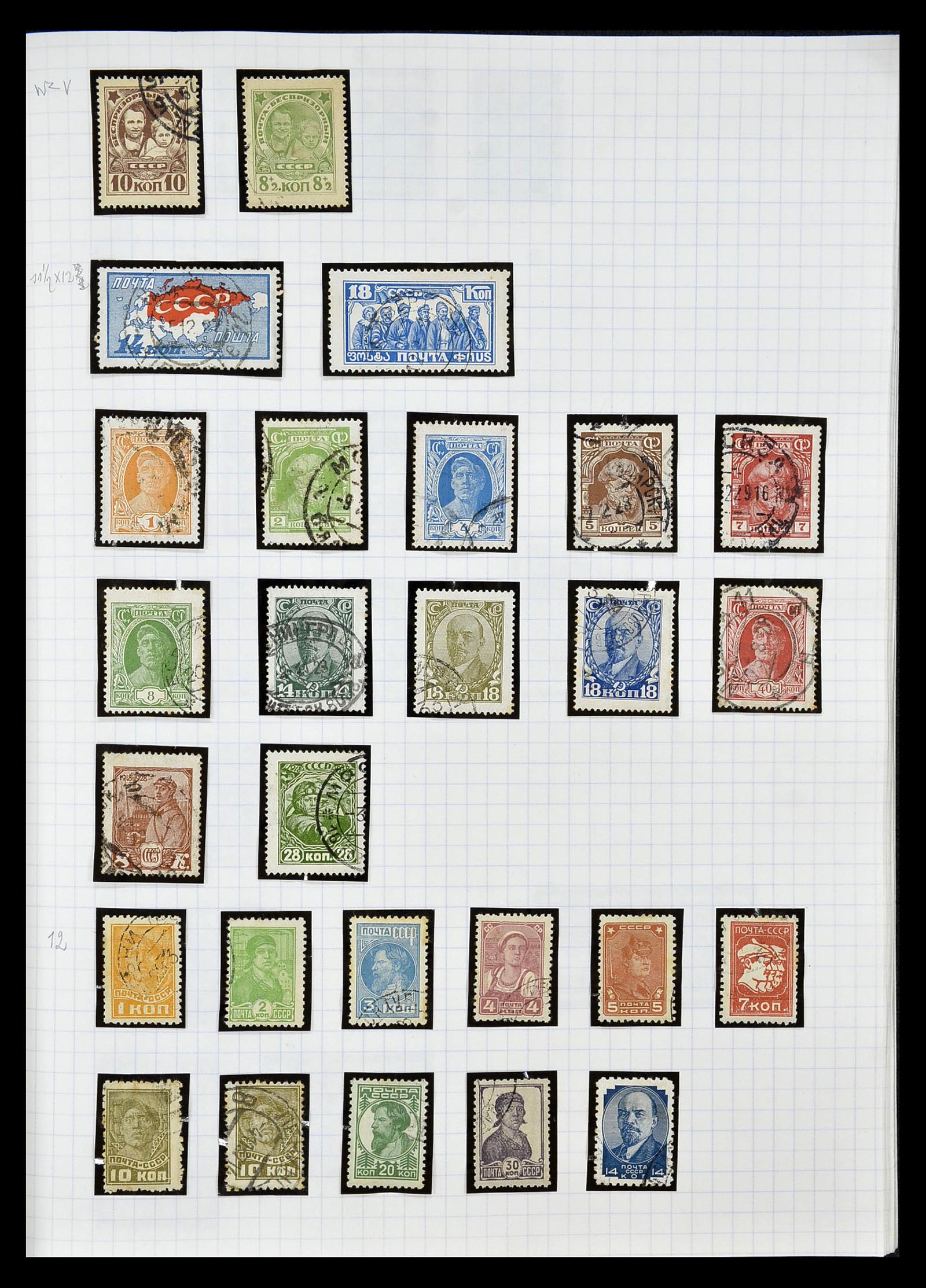 34661 008 - Postzegelverzameling 34661 Rusland 1865-1986.