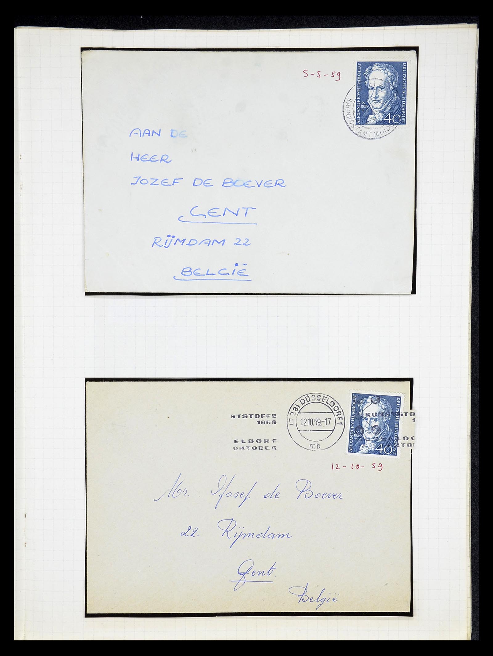 34664 003 - Postzegelverzameling 34664 Duitsland 1850-1980.