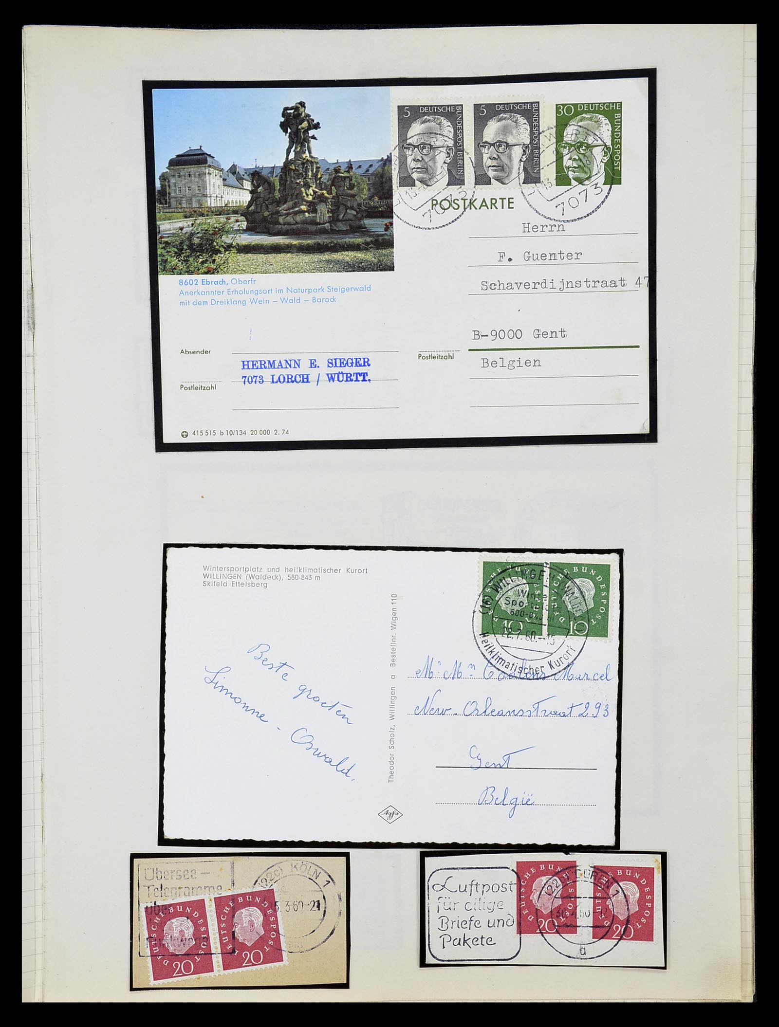 34664 006 - Postzegelverzameling 34664 Duitsland 1850-1980.