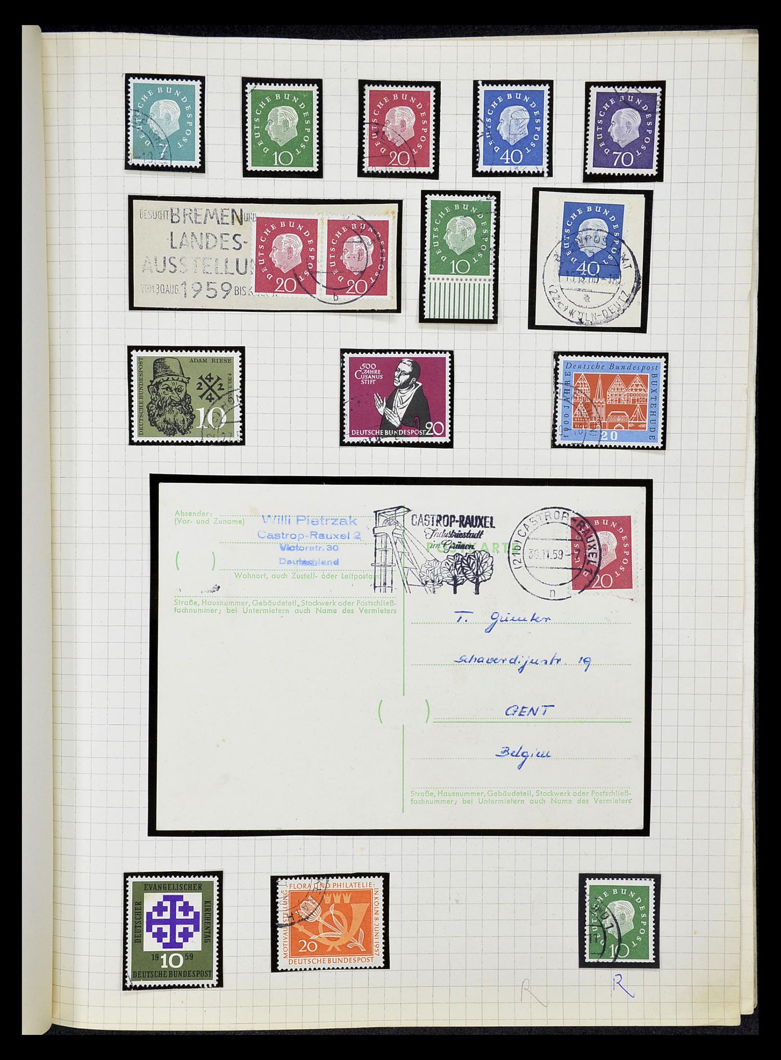 34664 007 - Postzegelverzameling 34664 Duitsland 1850-1980.