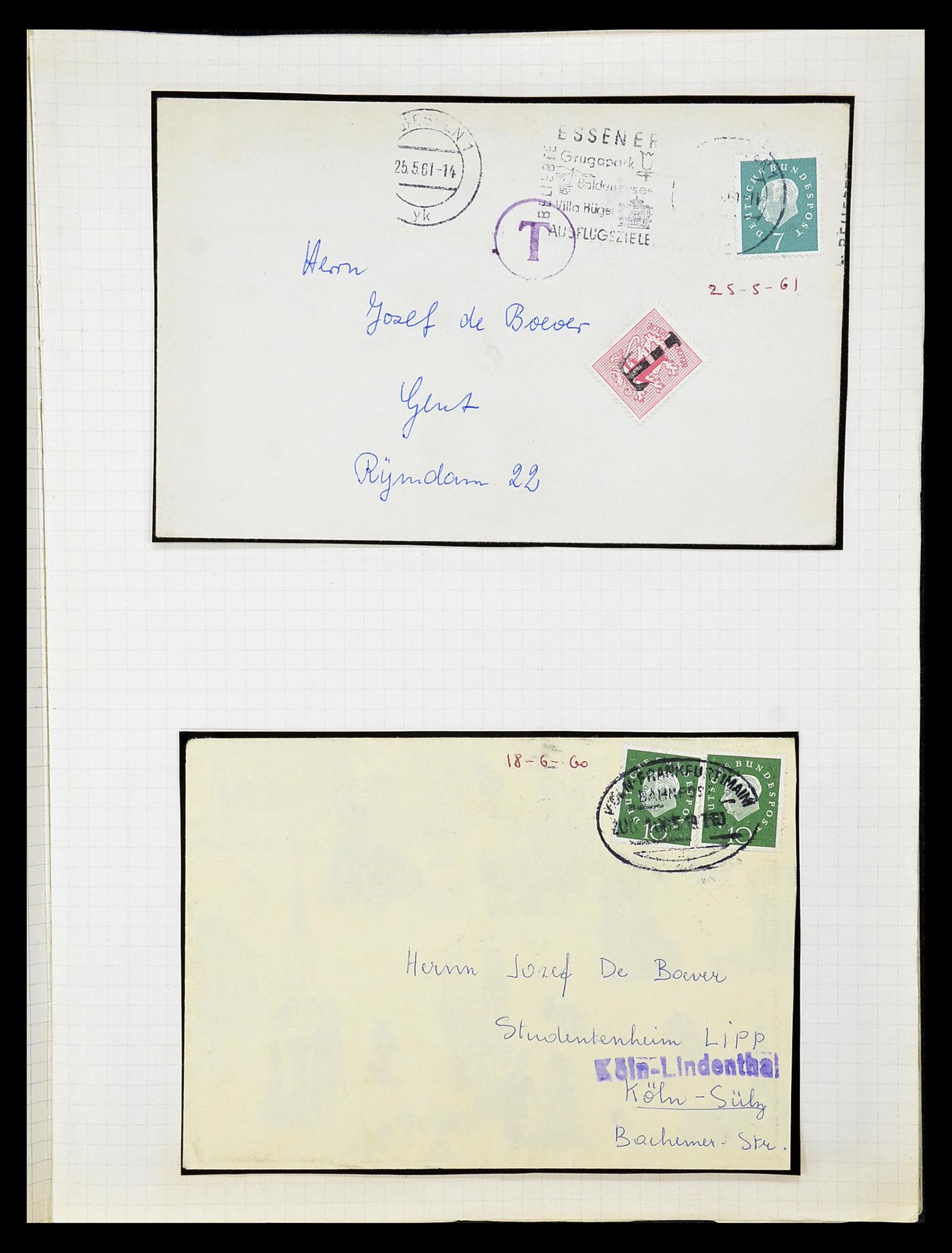 34664 008 - Postzegelverzameling 34664 Duitsland 1850-1980.