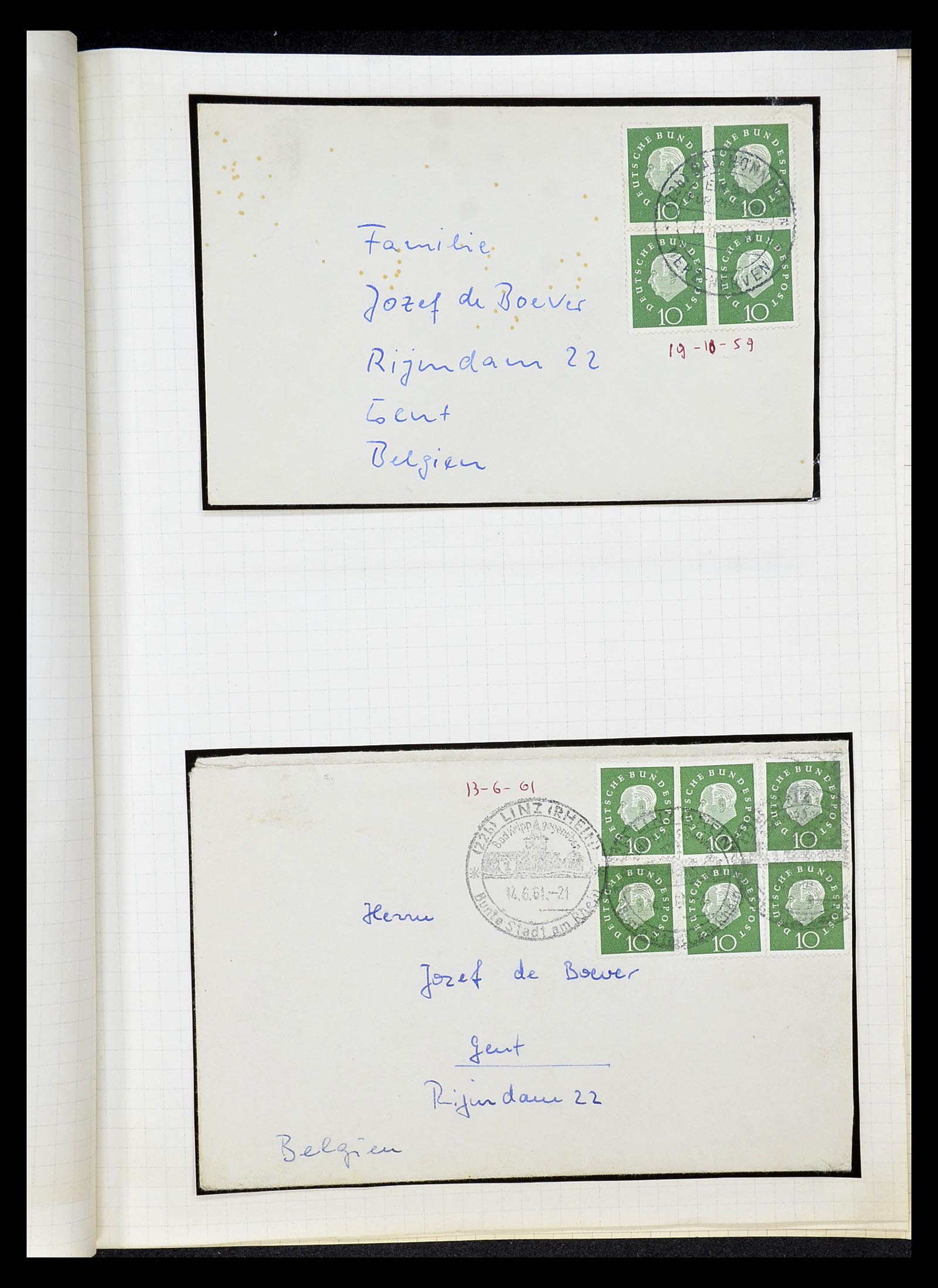 34664 010 - Postzegelverzameling 34664 Duitsland 1850-1980.