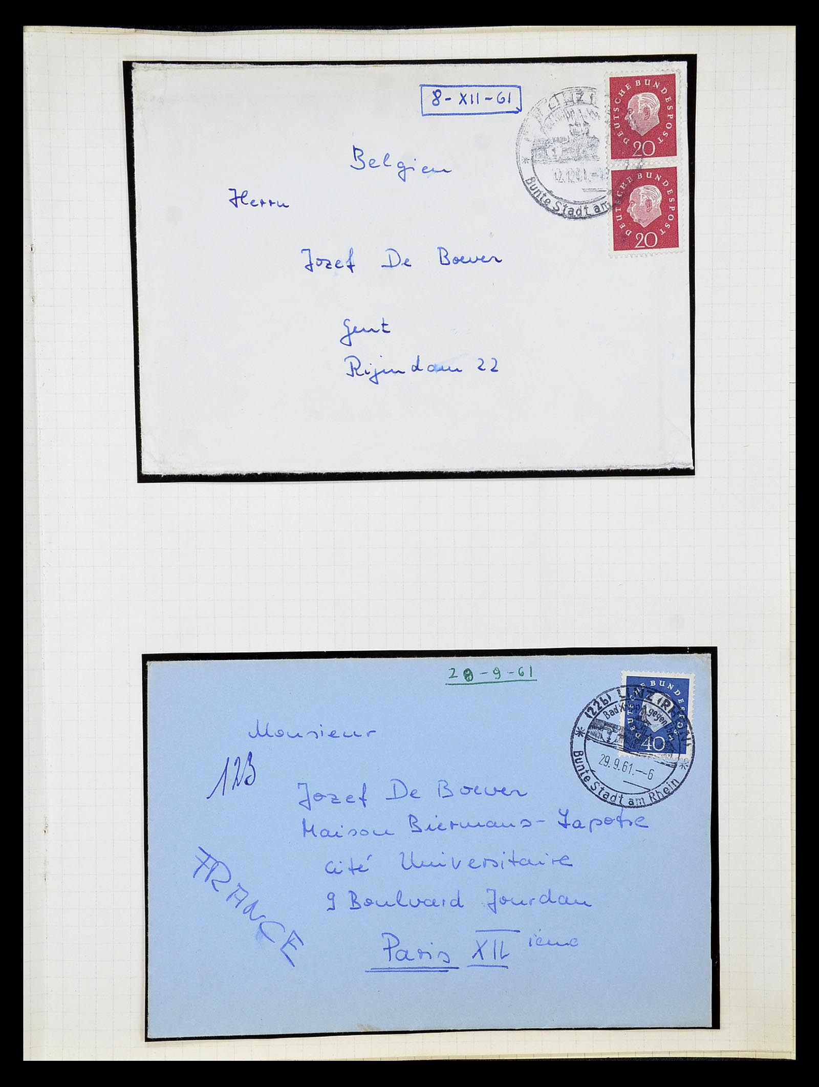 34664 011 - Postzegelverzameling 34664 Duitsland 1850-1980.
