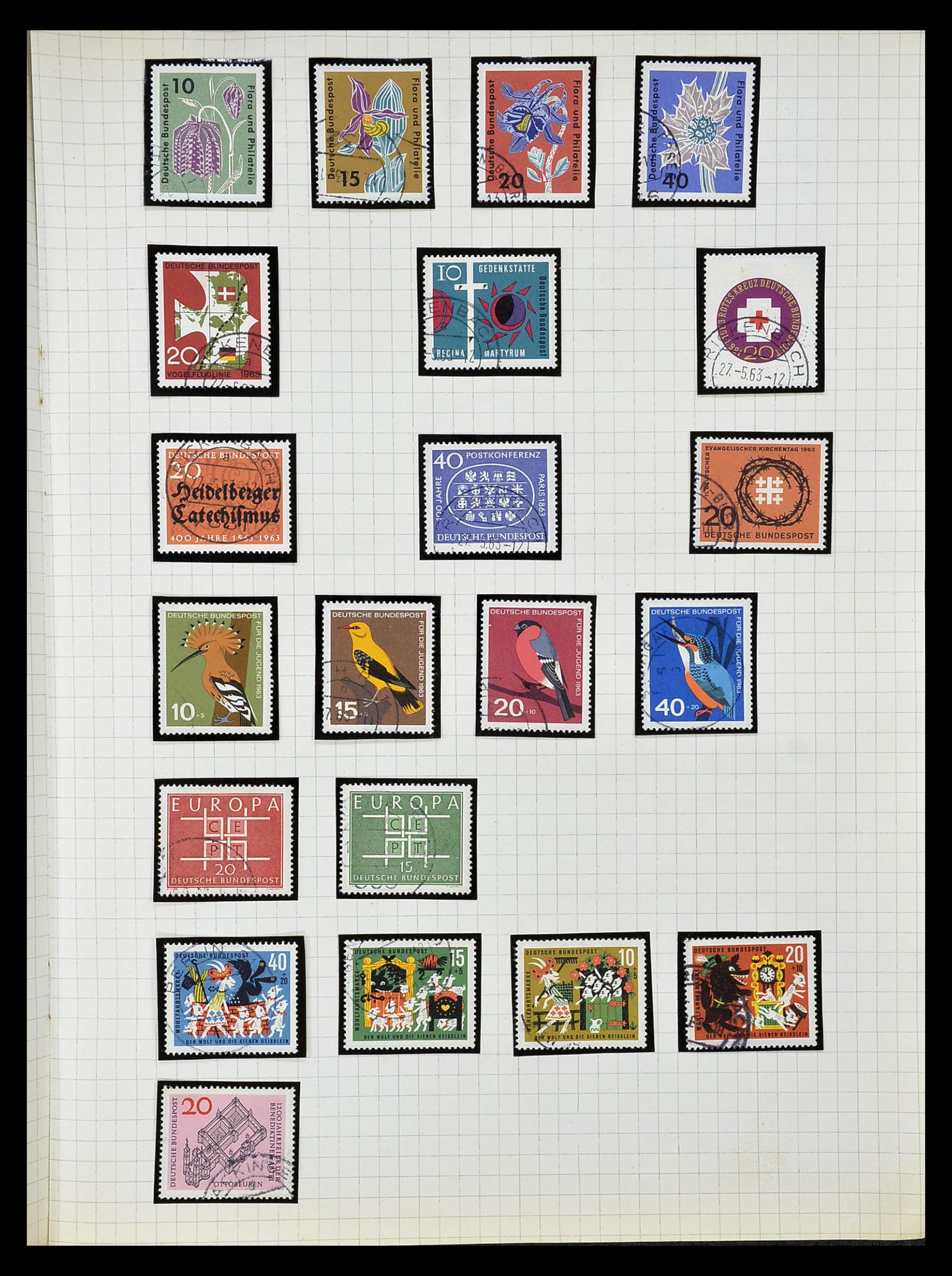 34664 021 - Postzegelverzameling 34664 Duitsland 1850-1980.