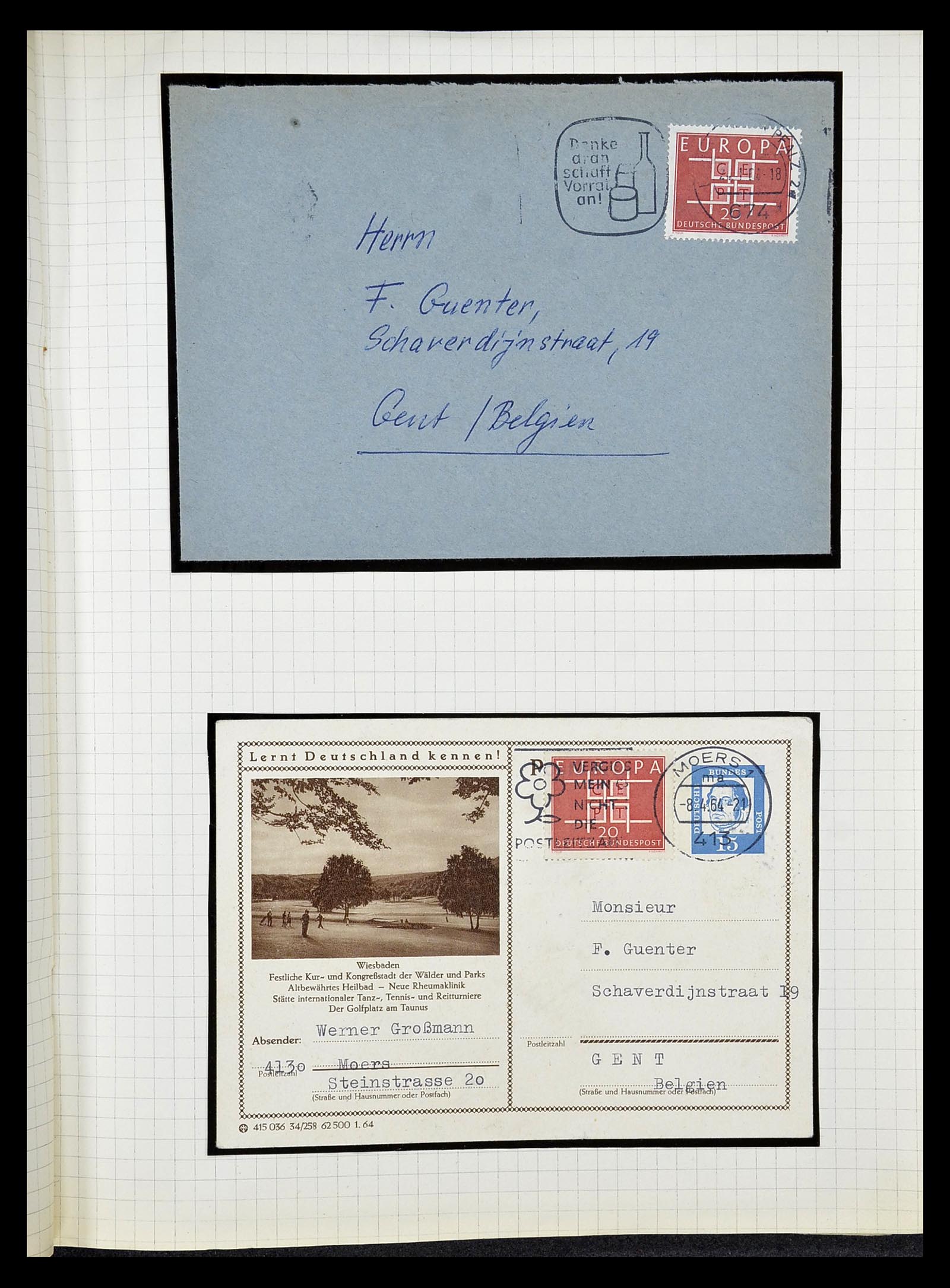 34664 024 - Postzegelverzameling 34664 Duitsland 1850-1980.