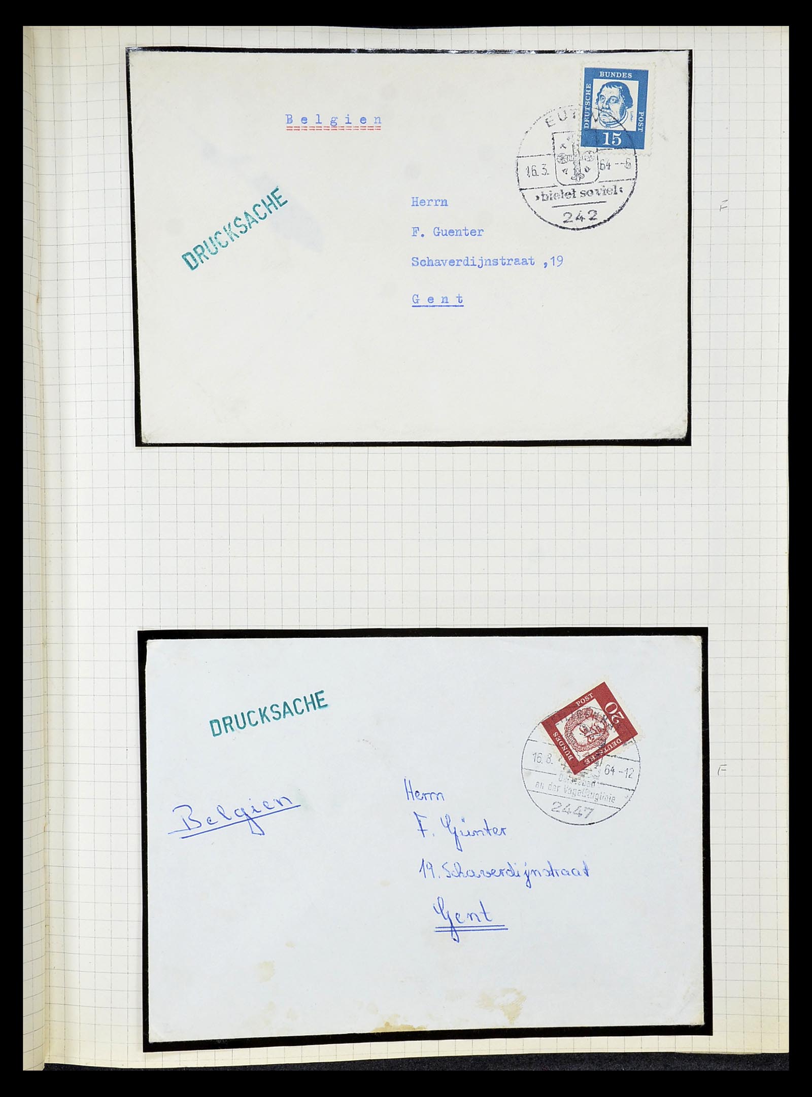 34664 025 - Postzegelverzameling 34664 Duitsland 1850-1980.