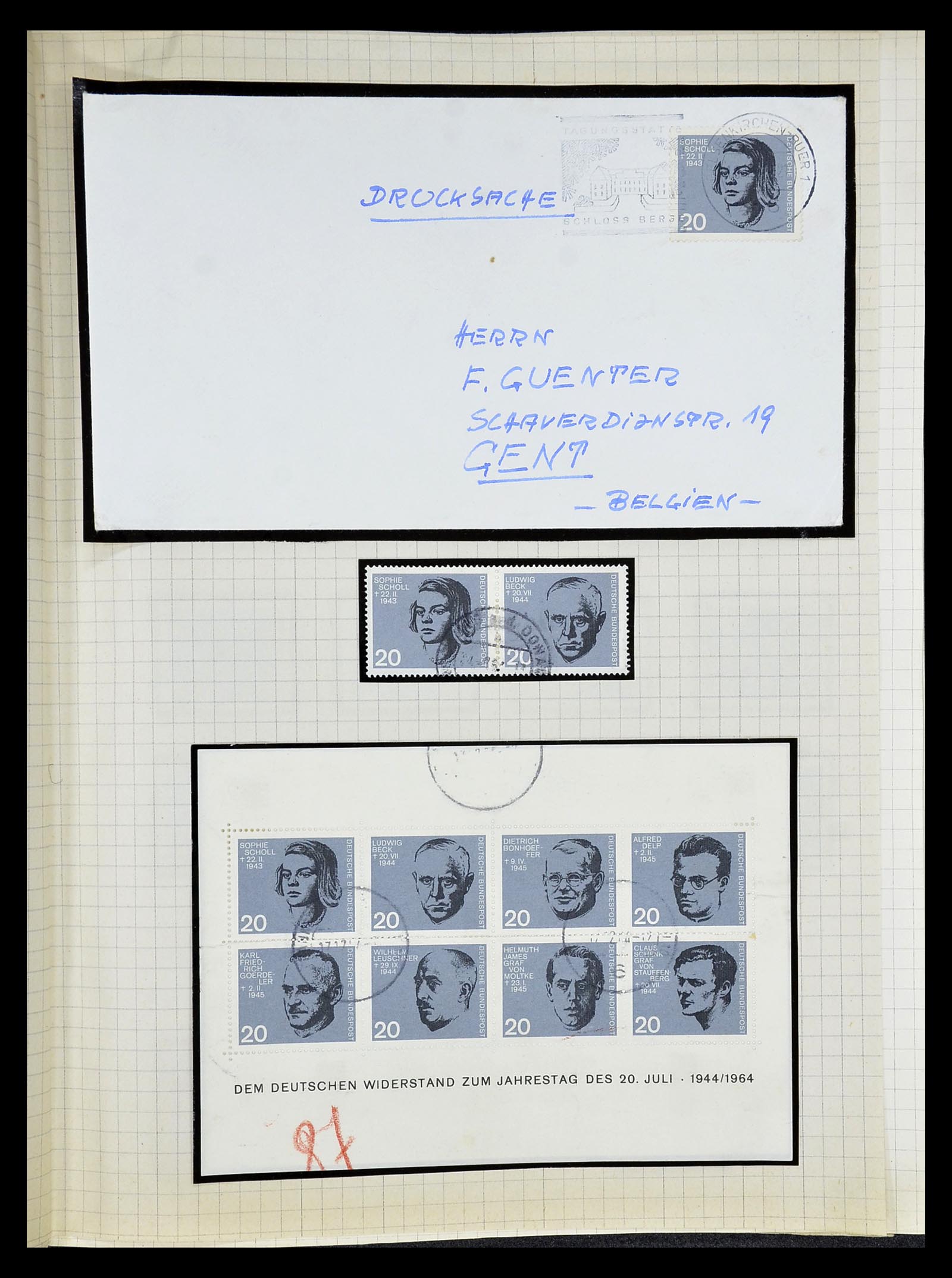 34664 028 - Postzegelverzameling 34664 Duitsland 1850-1980.