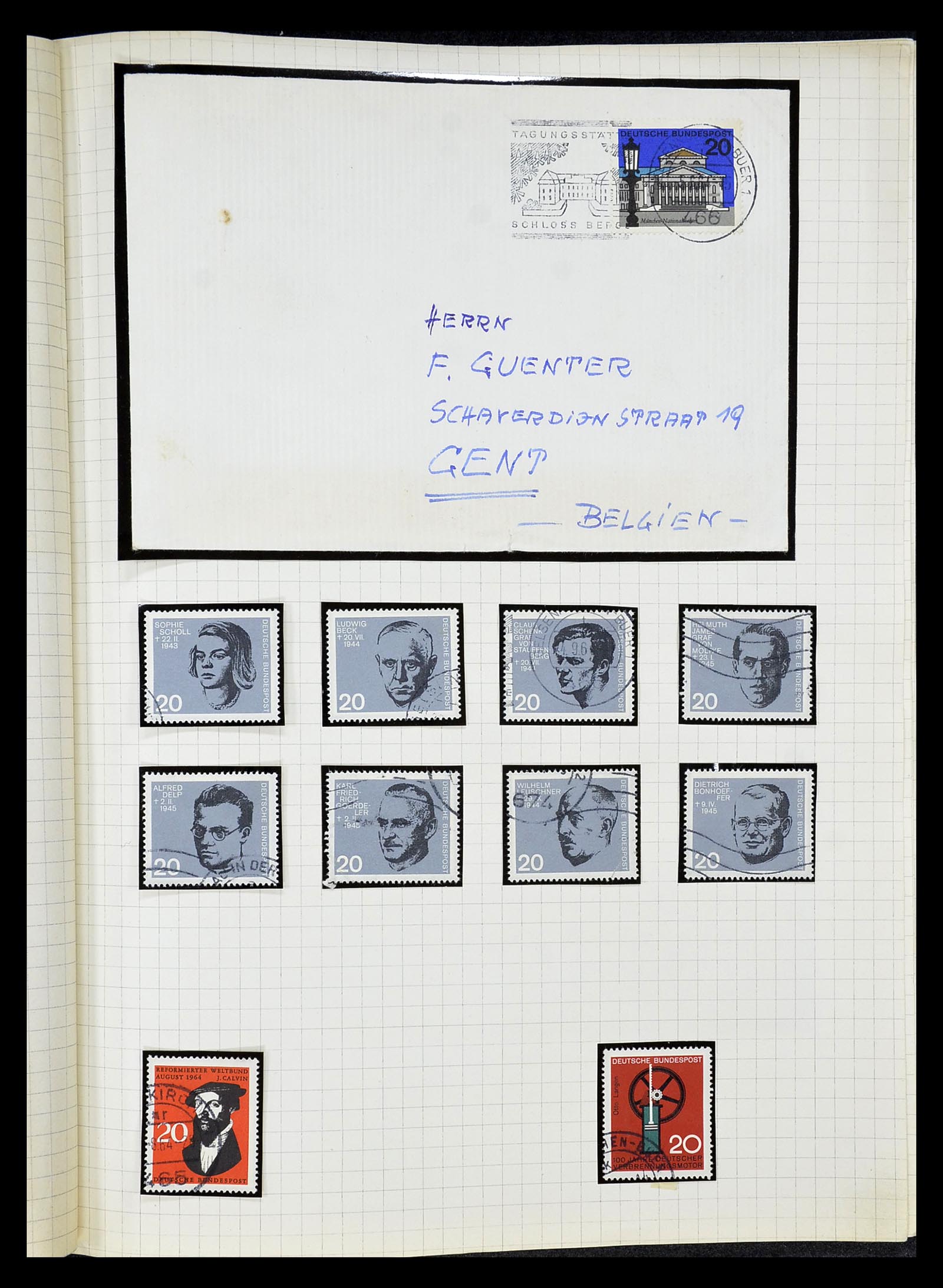 34664 029 - Postzegelverzameling 34664 Duitsland 1850-1980.