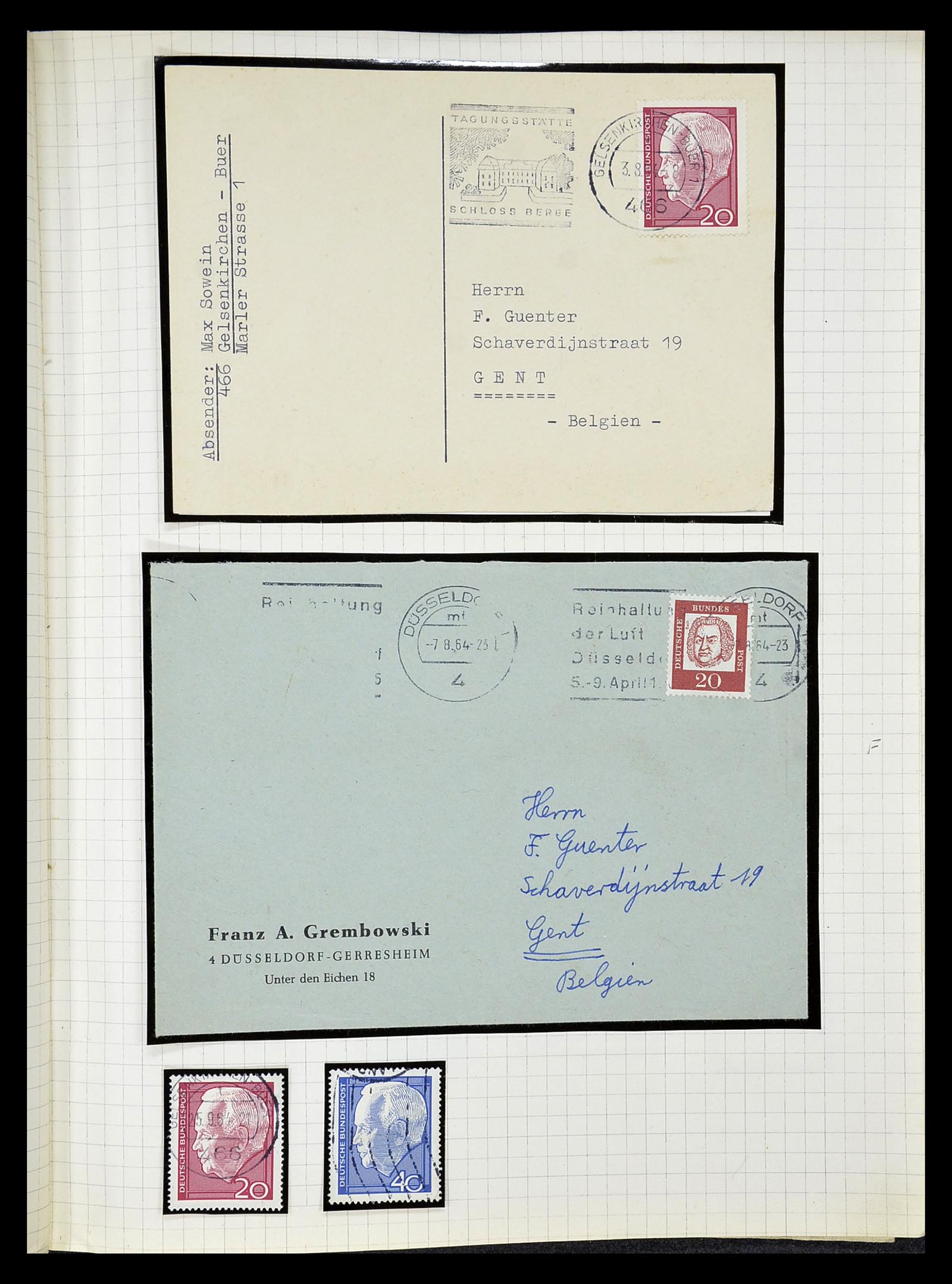 34664 030 - Stamp Collection 34664 Germany 1850-1980.